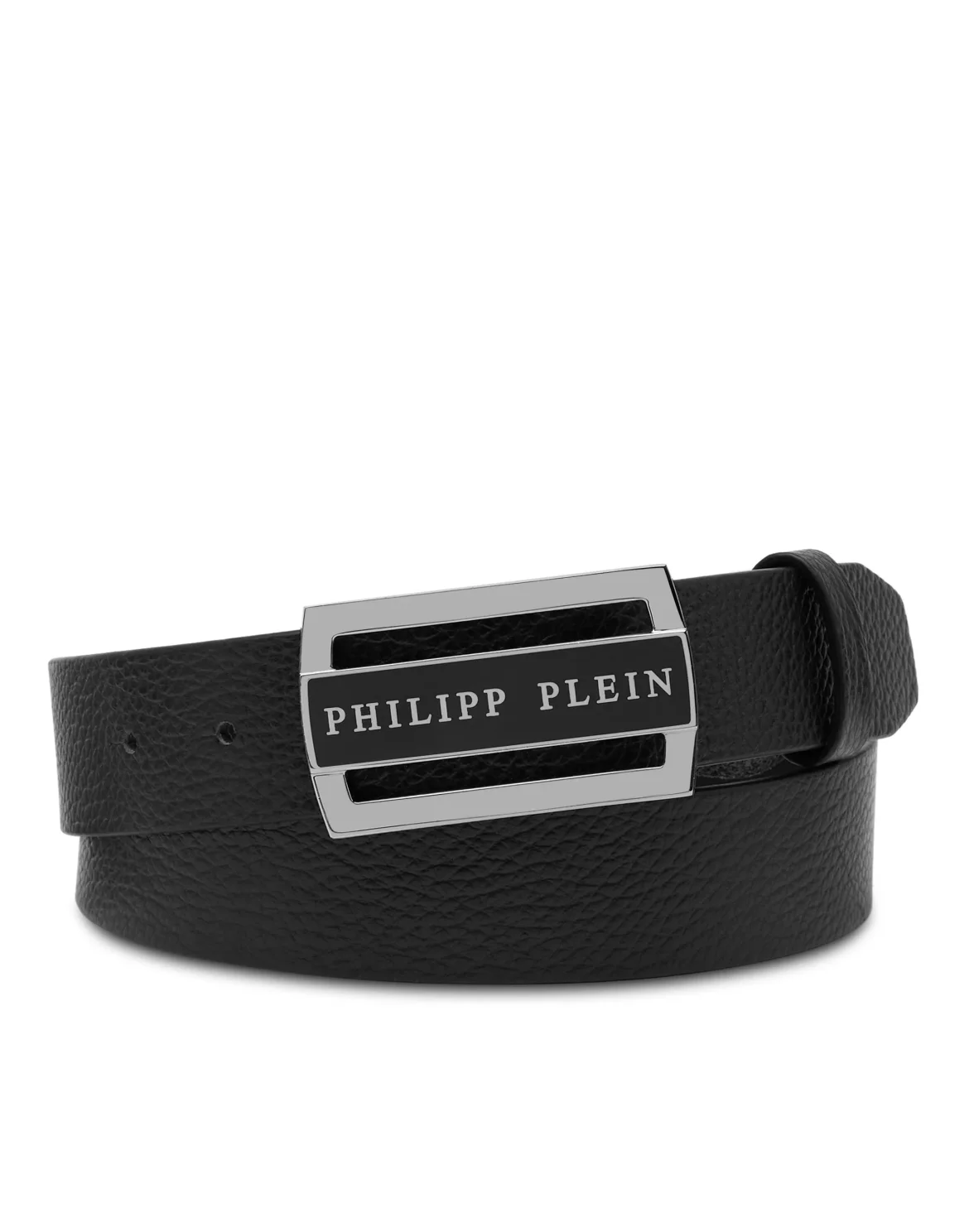 St Alce Leather Belt Philipp Plein TM, цвет: Черный