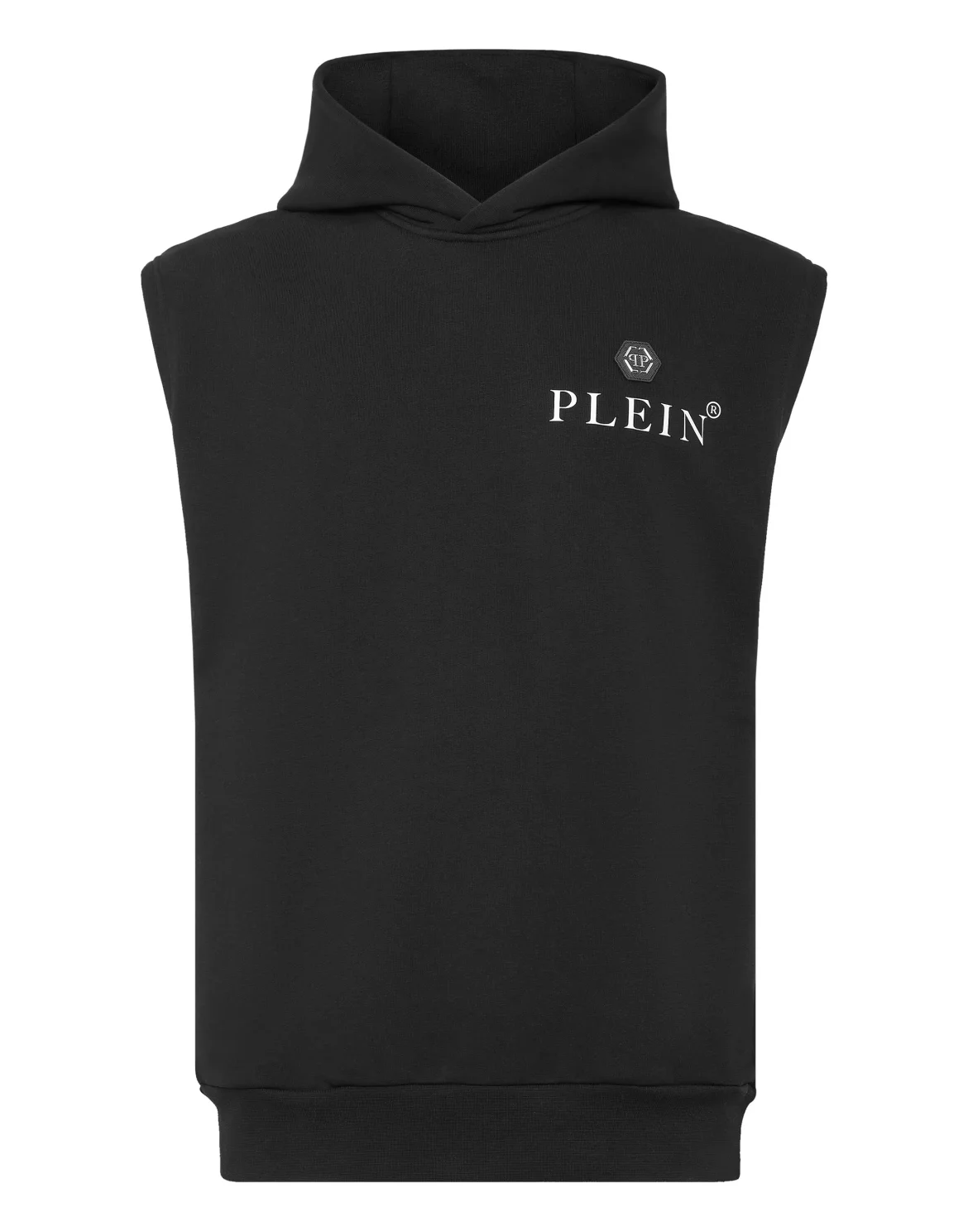 Hoodie Sleeveless Basic, цвет: Черный