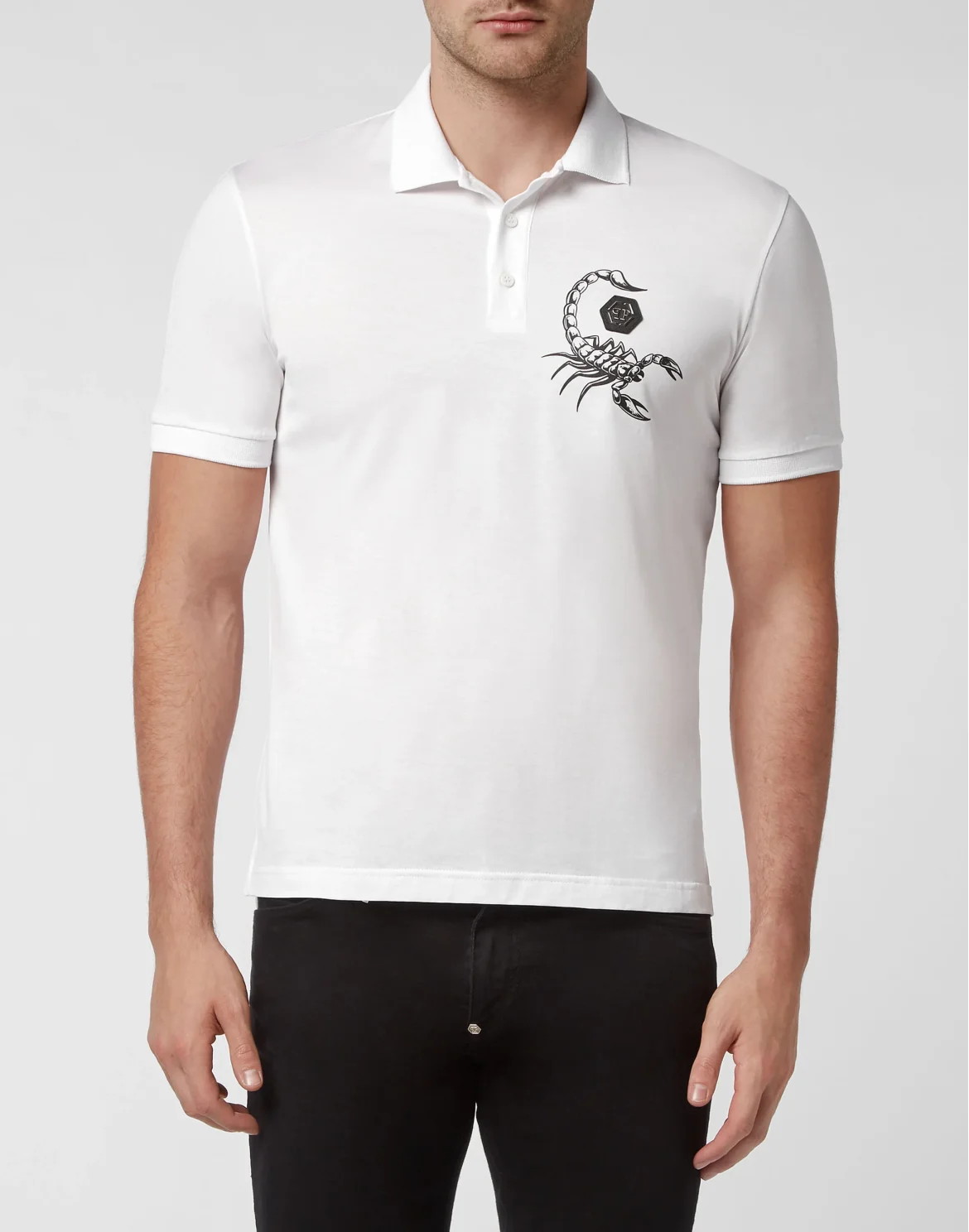 Slim Fit Polo shirt SS, цвет: Белый