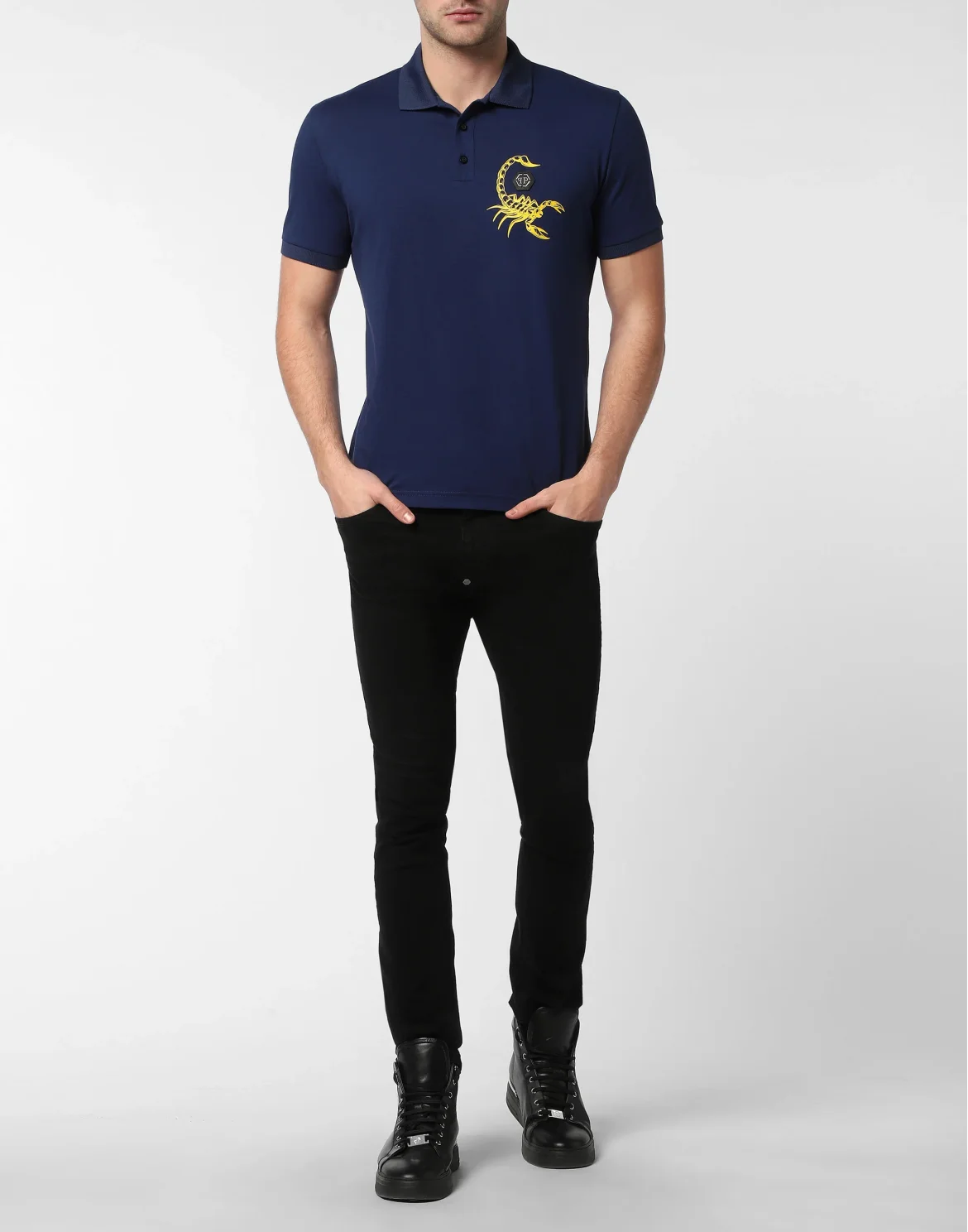Slim Fit Polo shirt SS, цвет: Синий