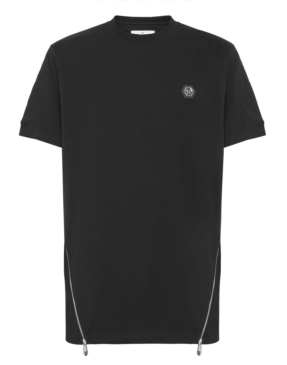 T-shirt Round Neck SS Hexagon, цвет: Черный