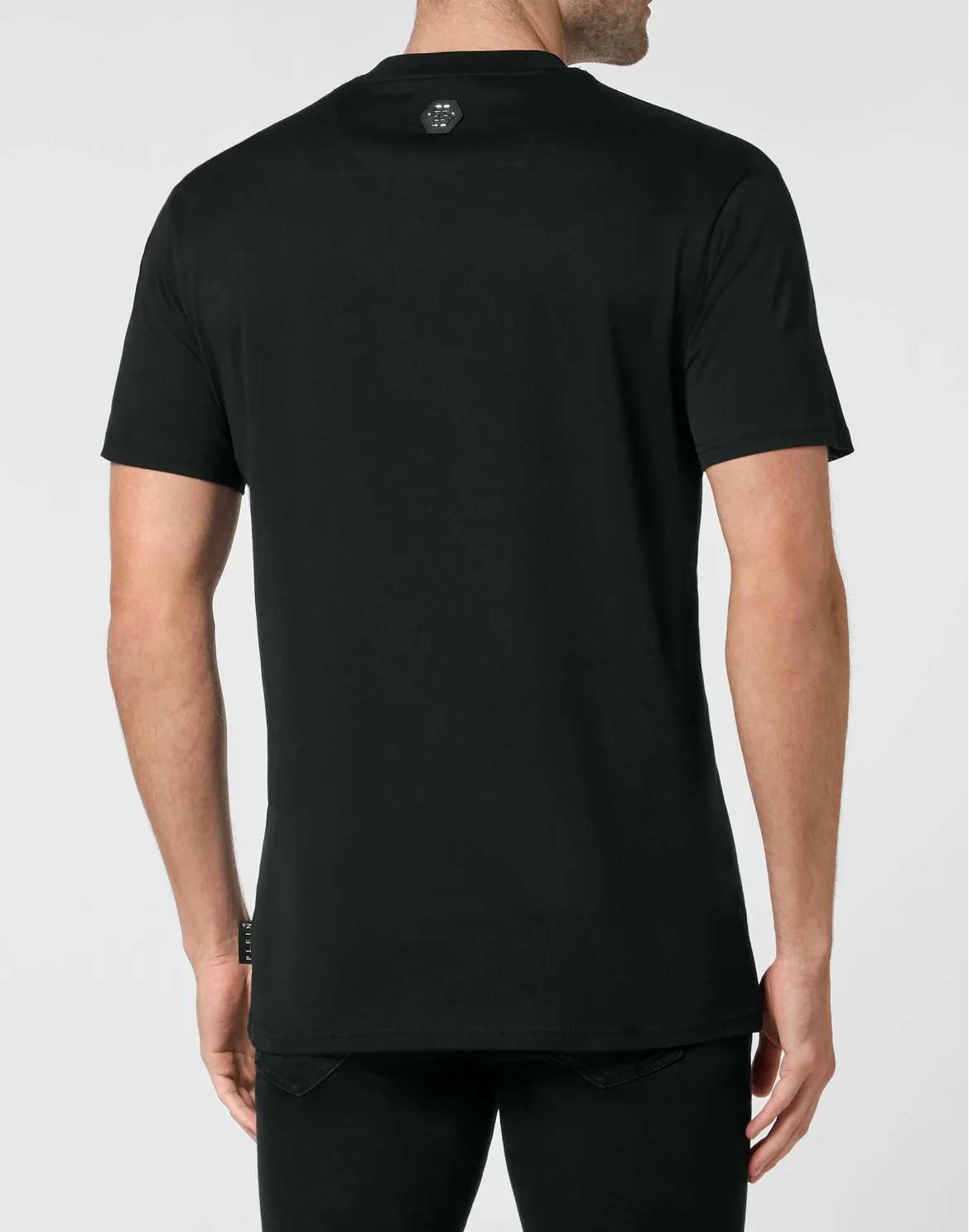 T-shirt Round Neck SS with Crystals, цвет: Черный