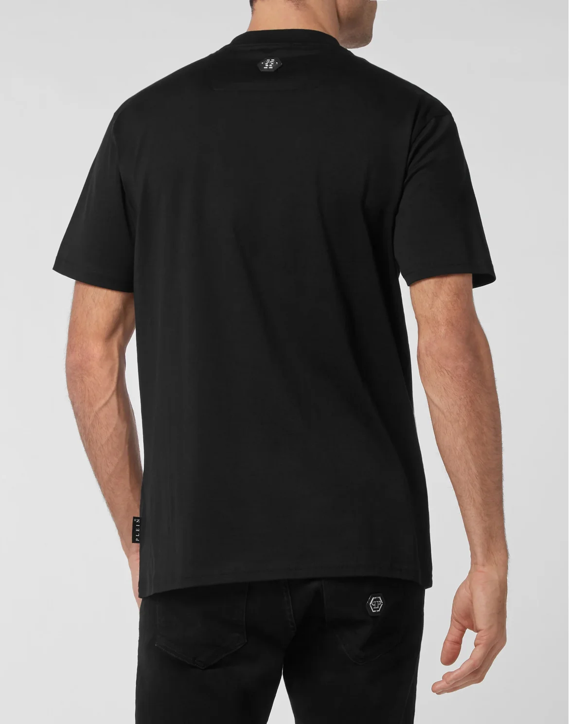 T-shirt Round Neck SS with Crystals, цвет: Черный