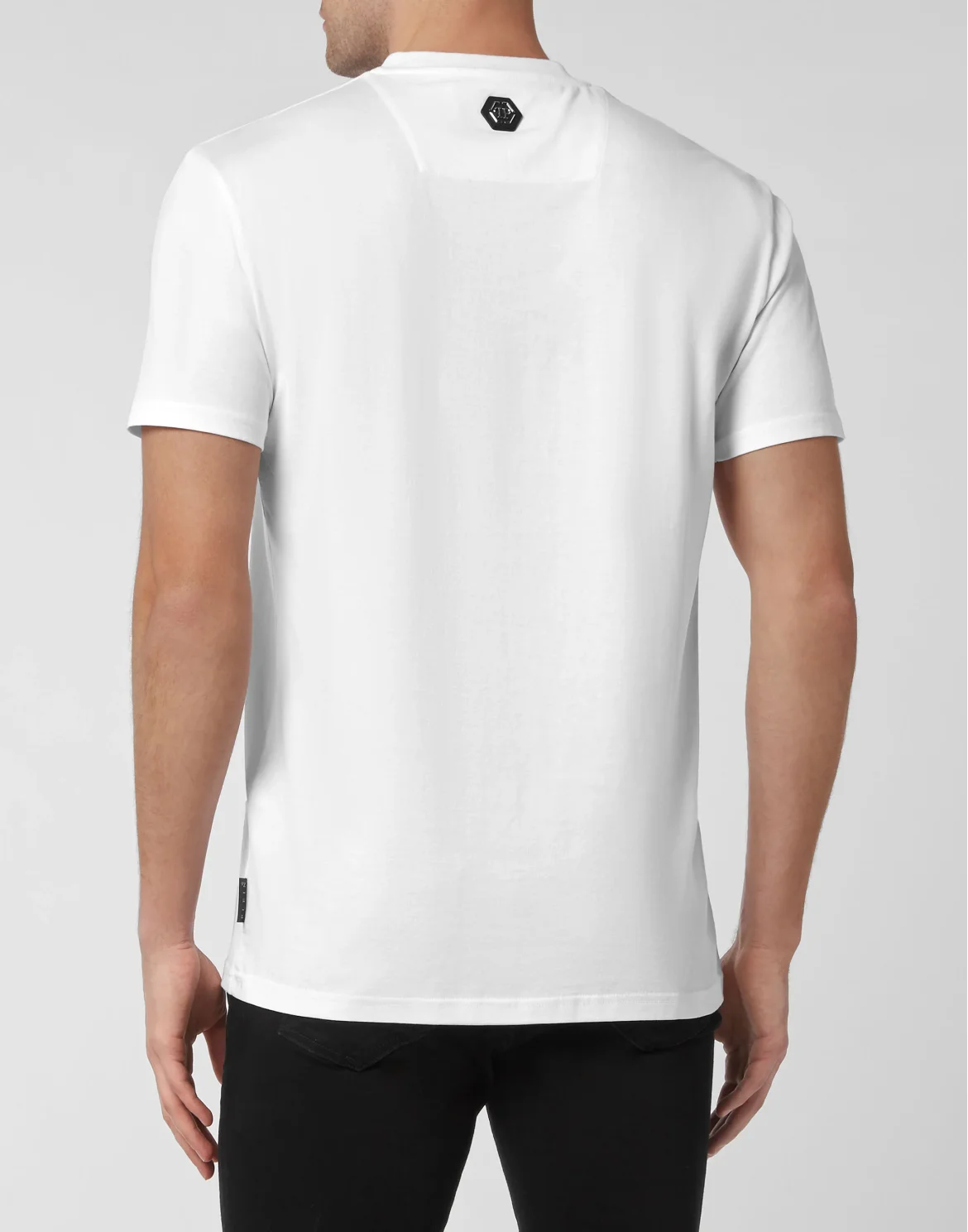 T-shirt Round Neck SS Scorpion with Crystals, цвет: Белый