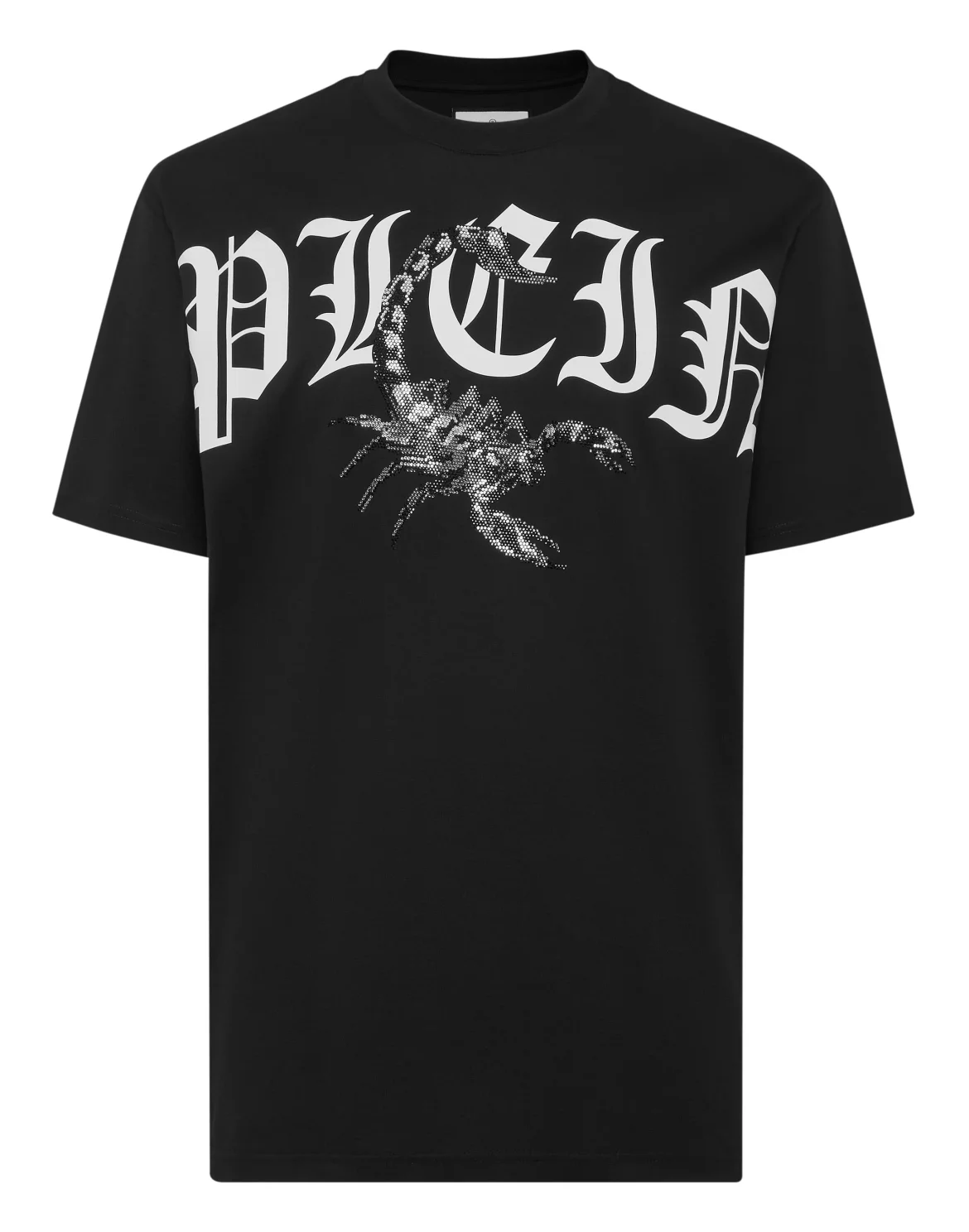 T-shirt Round Neck SS Scorpion with Crystals, цвет: Черный