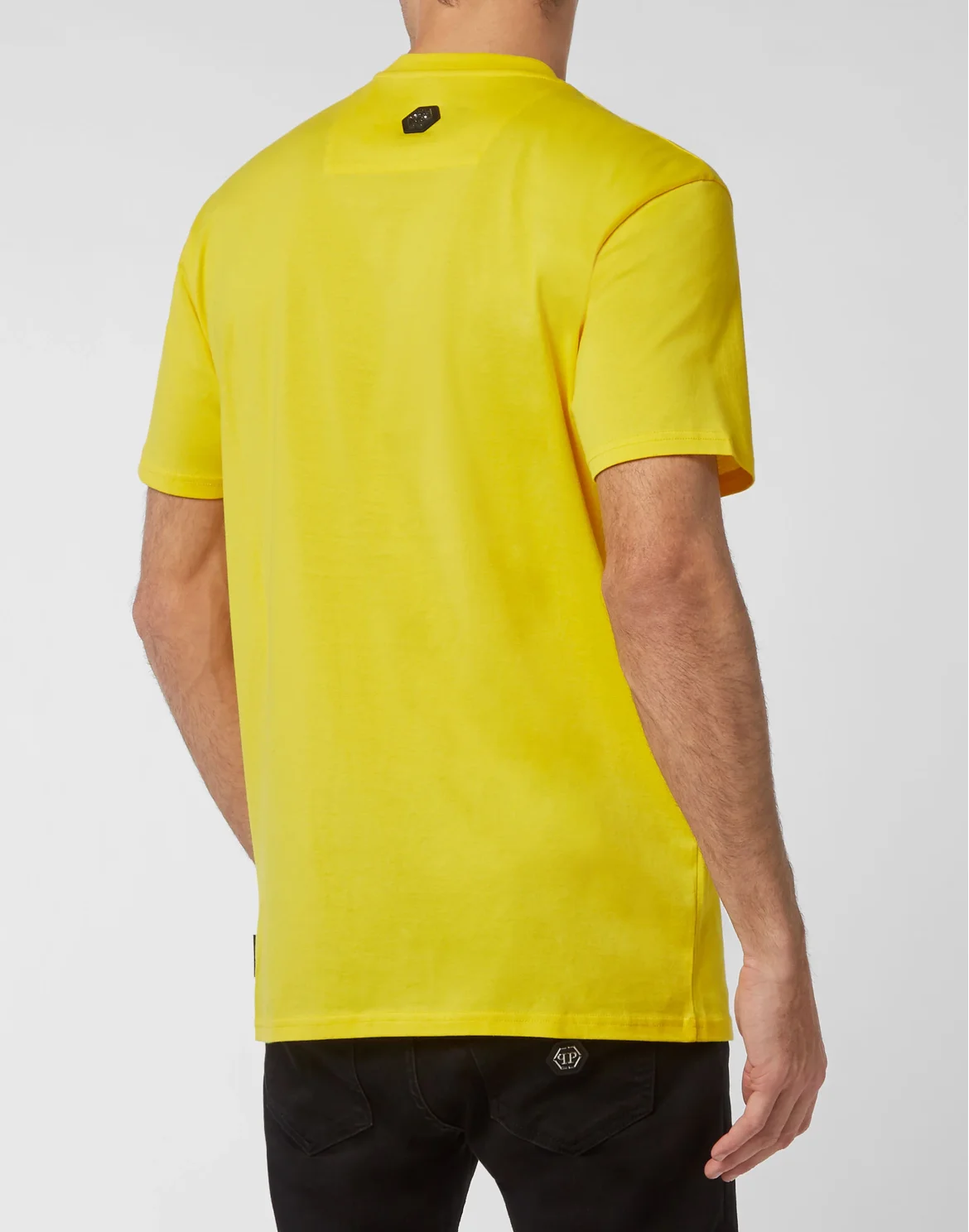 T-shirt Round Neck SS with Crystals, цвет: Желтый