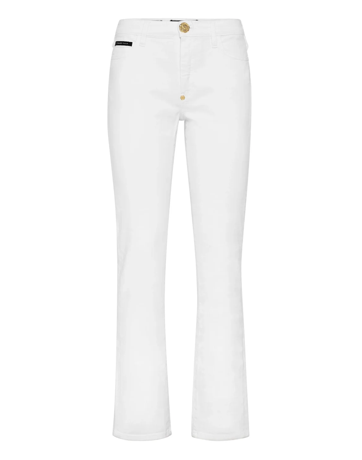 Denim Trousers Regular fit, цвет: Белый