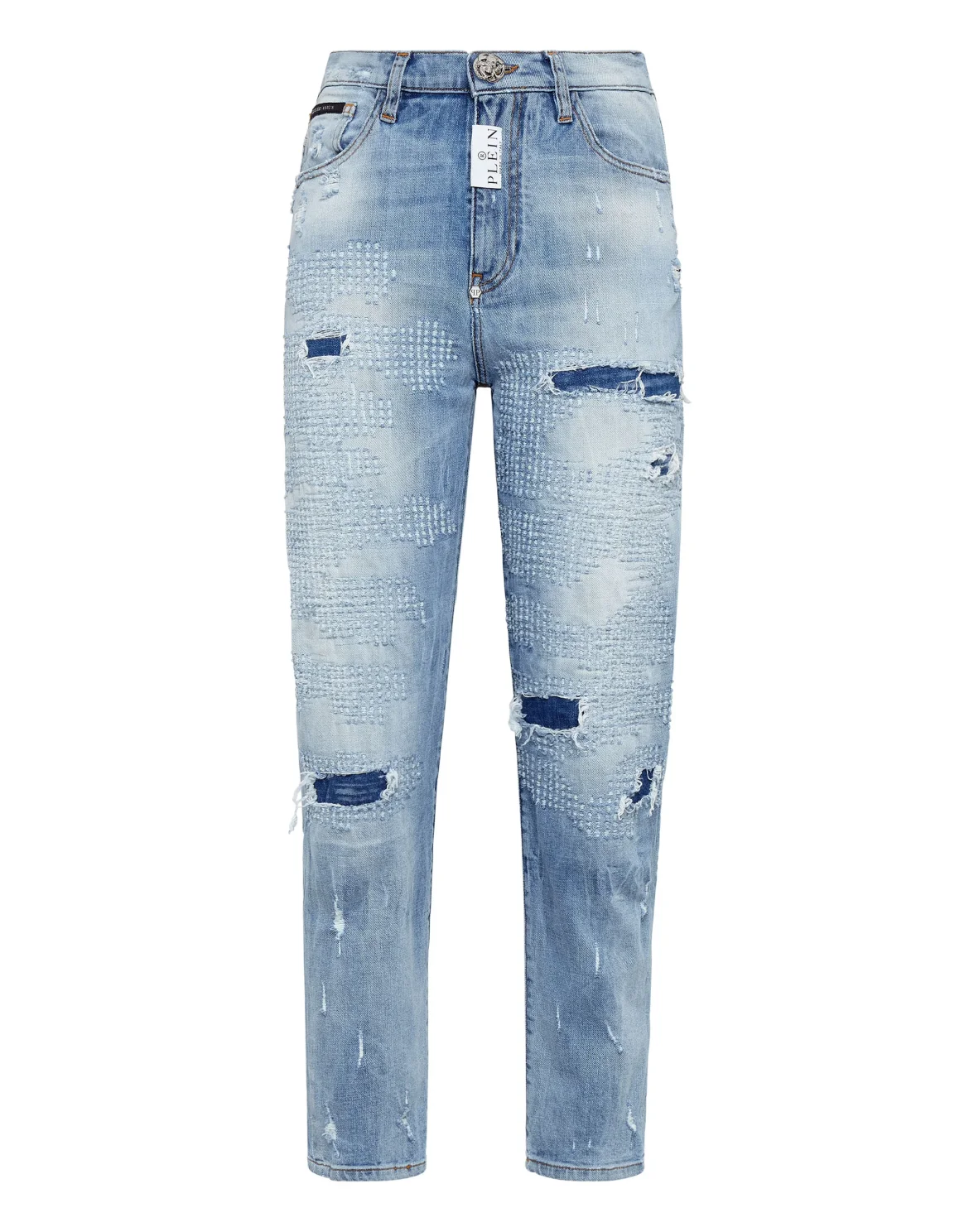 Denim Trousers Mom Fit, цвет: Синий