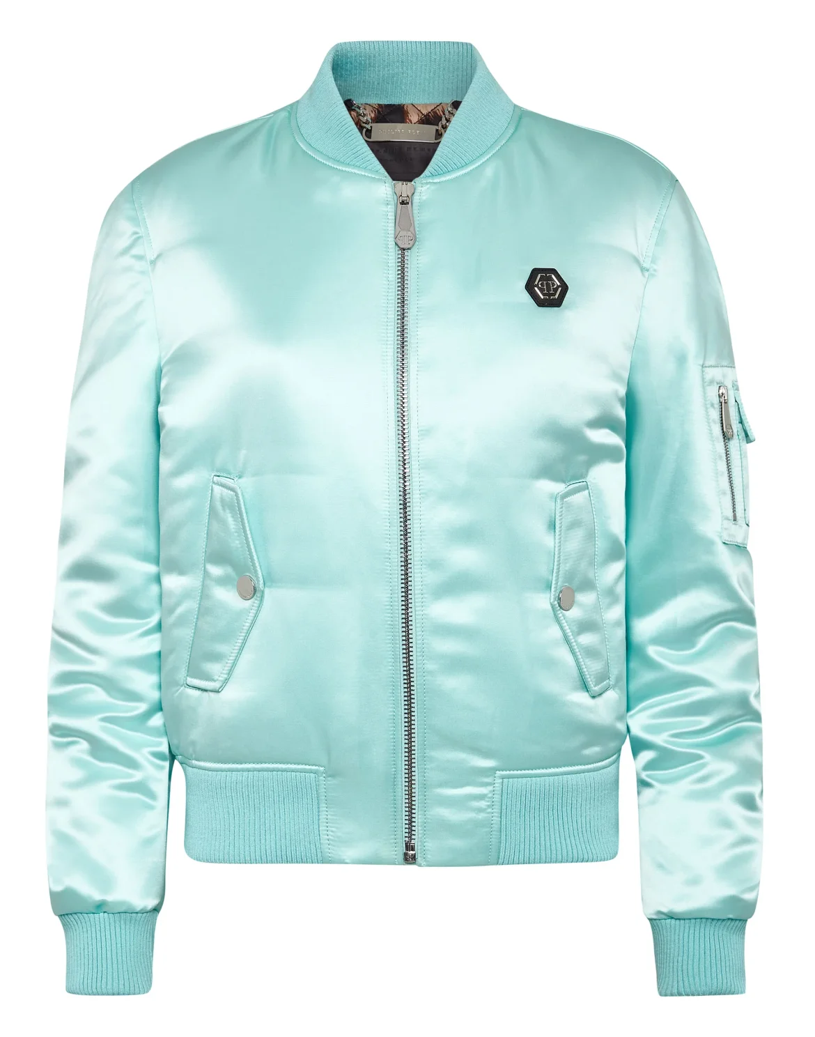 Nylon Bomber Oversize, цвет: Зеленый