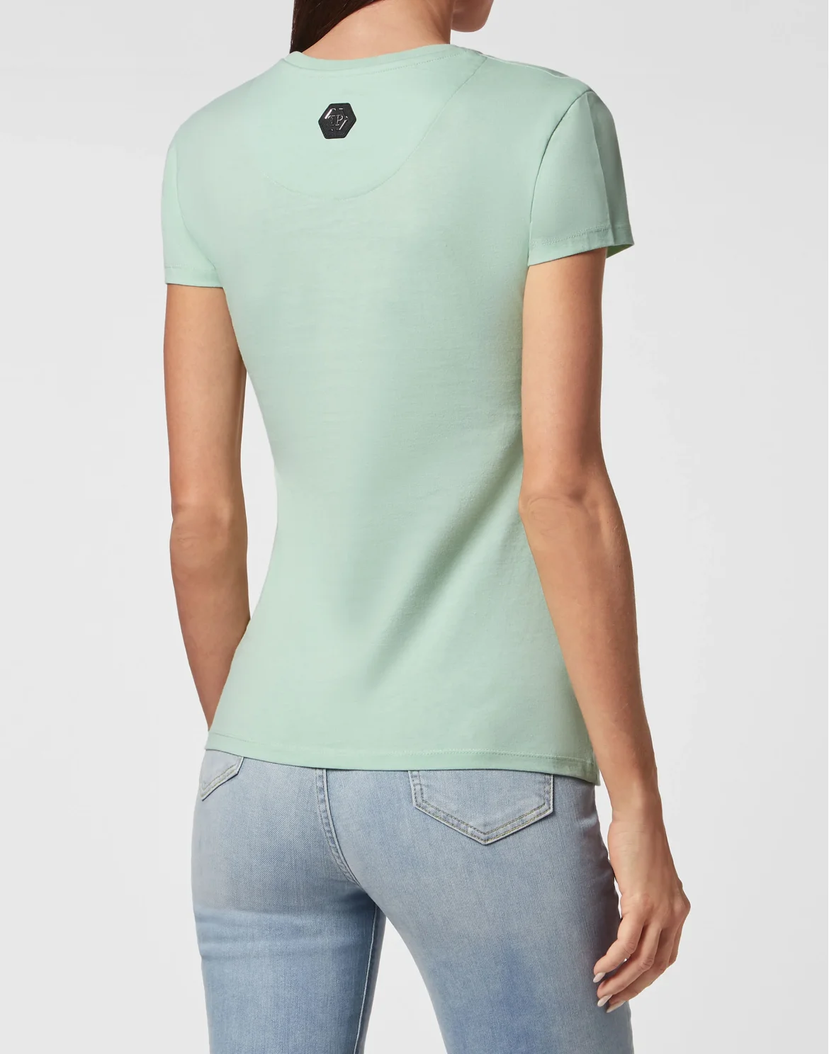 T-shirt Sexy Pure with Crystals, цвет: Зеленый