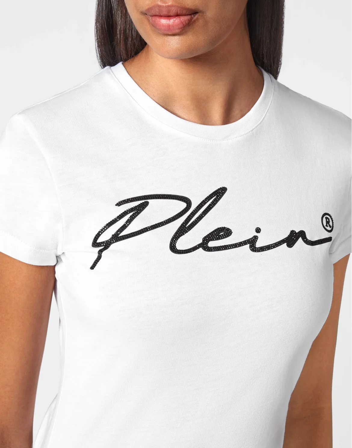 T-shirt Sexy Pure with Crystals, цвет: Белый