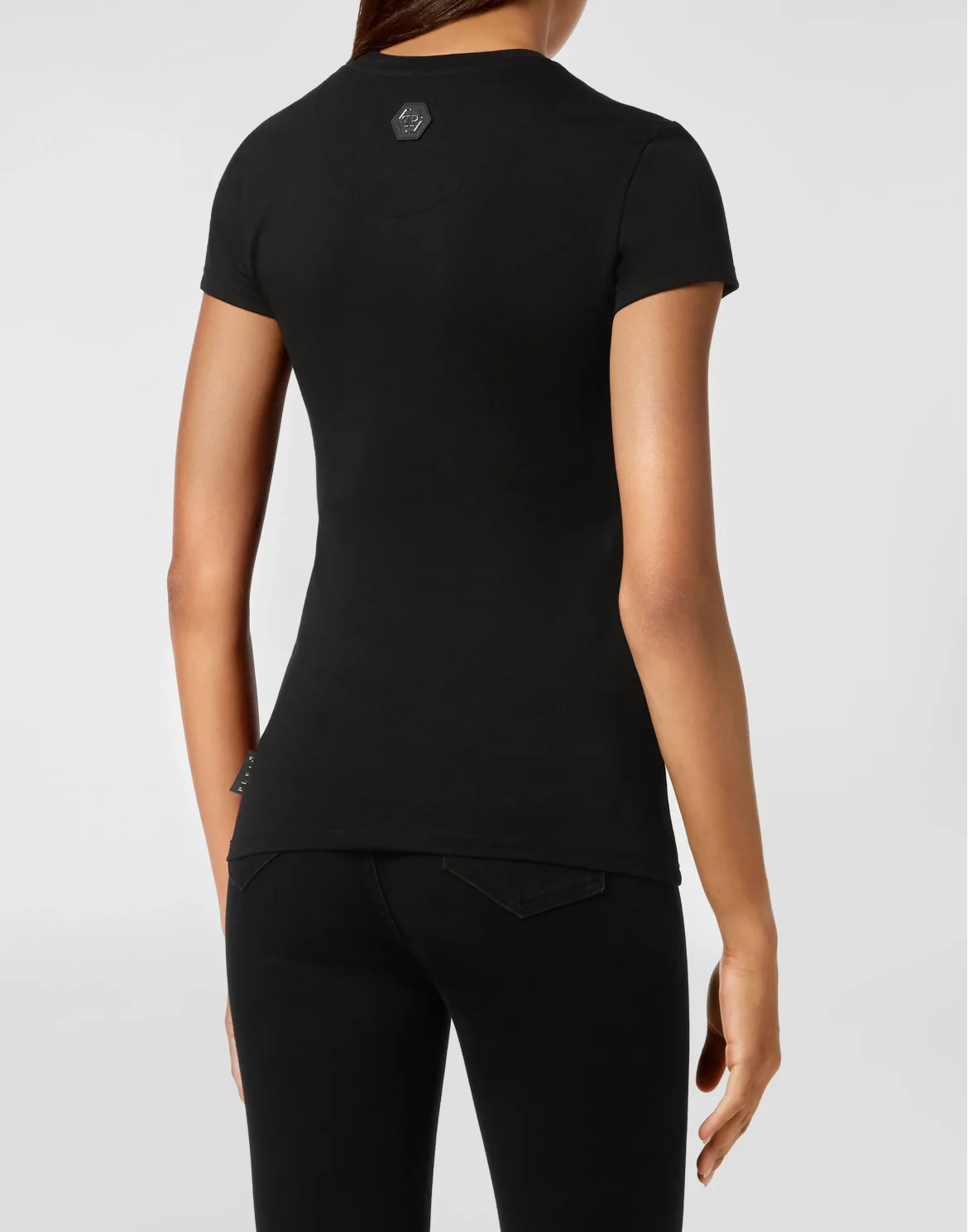 T-shirt Sexy Pure with Crystals, цвет: Черный