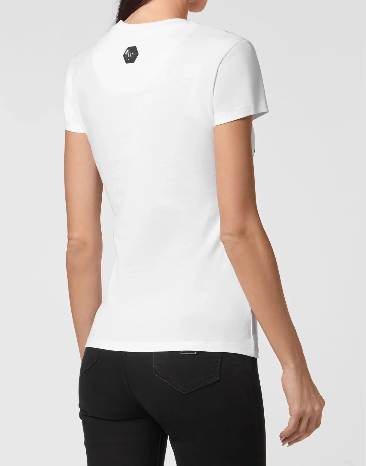T-shirt Sexy Pure with Crystals, цвет: Белый