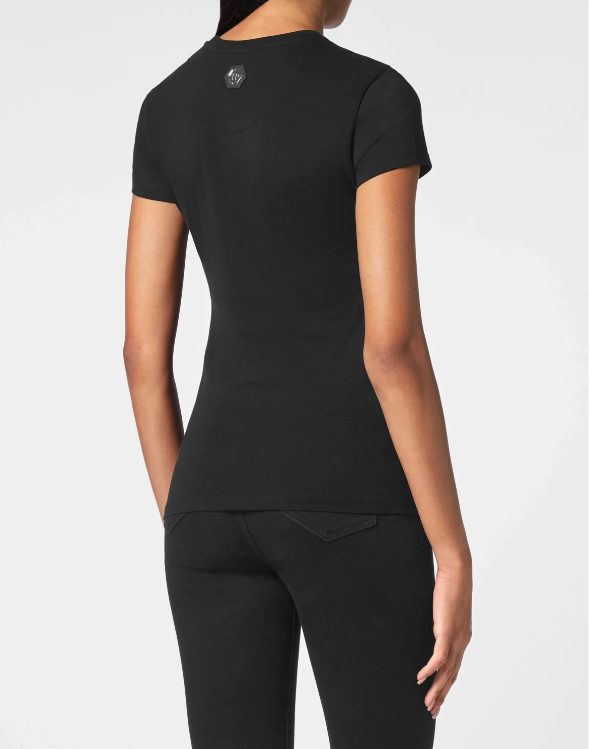 T-shirt Sexy Pure with Crystals, цвет: Черный