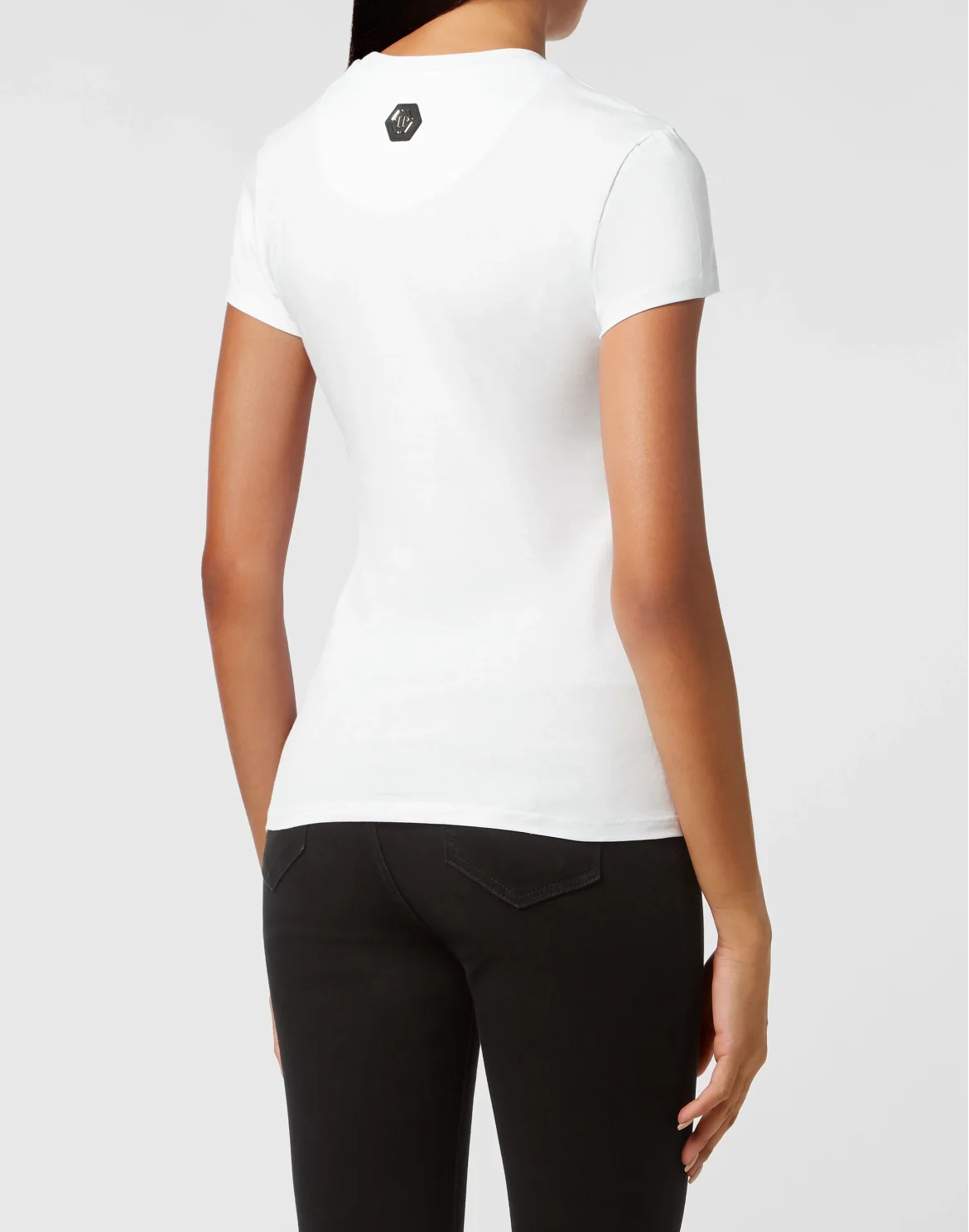 T-shirt Sexy Pure with Crystals, цвет: Белый