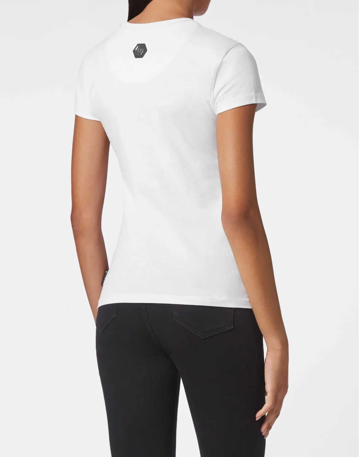 T-shirt Sexy Pure with Crystals, цвет: Белый