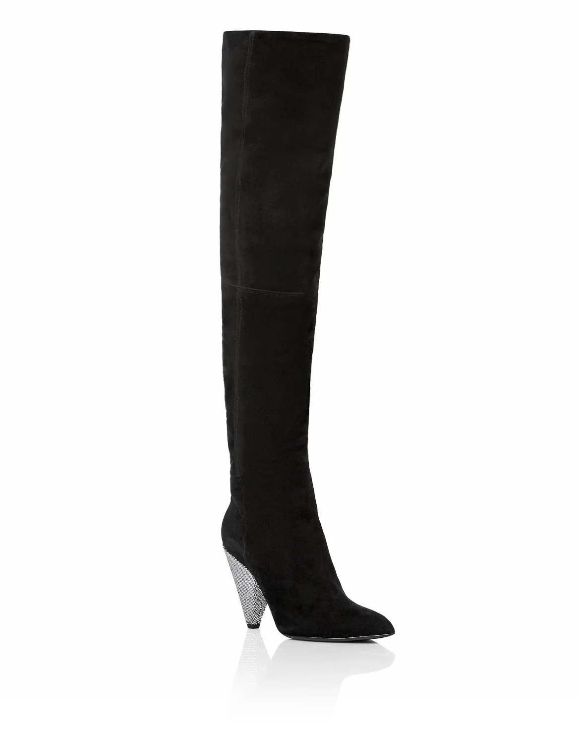 Knee Boots, цвет: Черный
