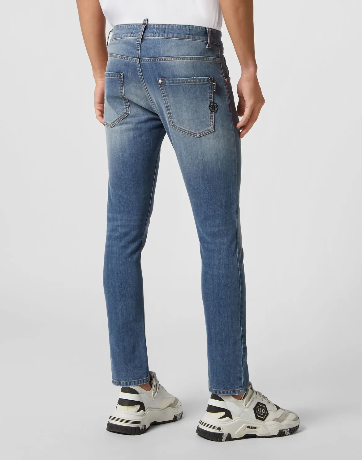 Denim Trousers Skinny Fit, цвет: Синий