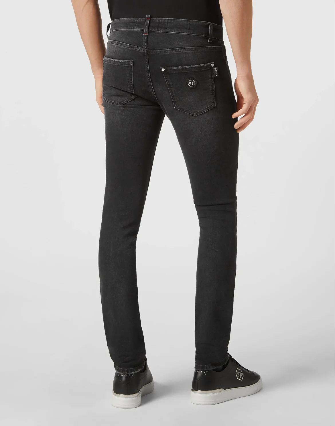 Denim Trousers Super Fit, цвет: Черный