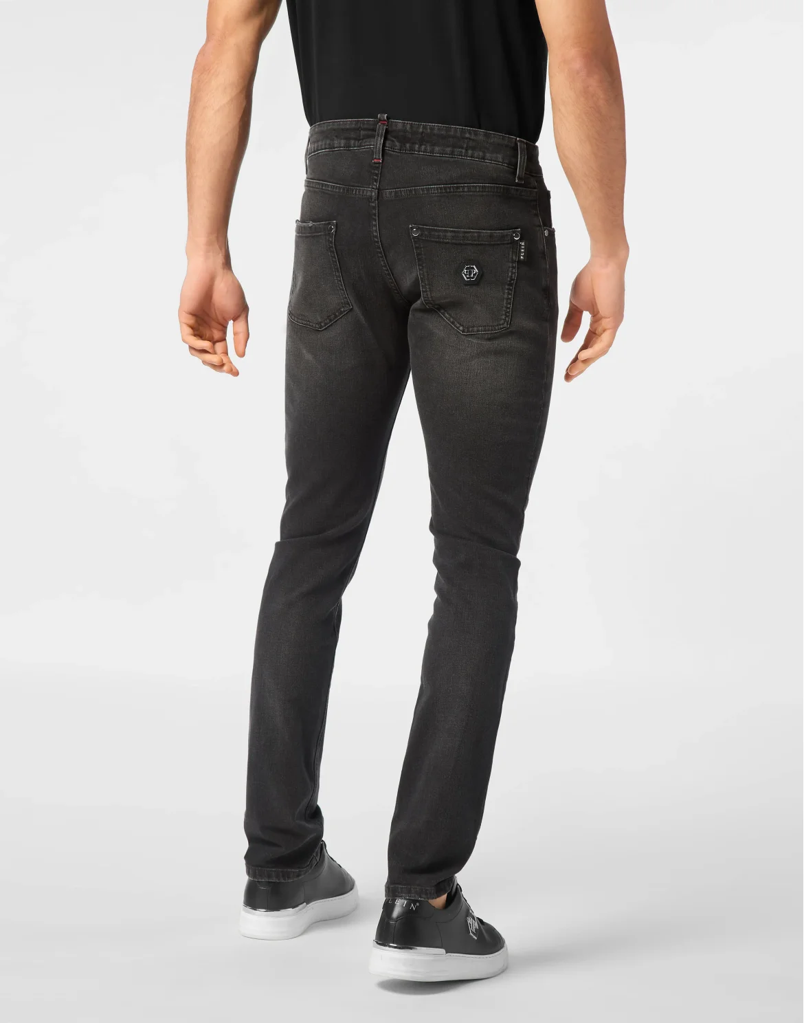 Denim Trousers Super Straight Cut, цвет: Черный