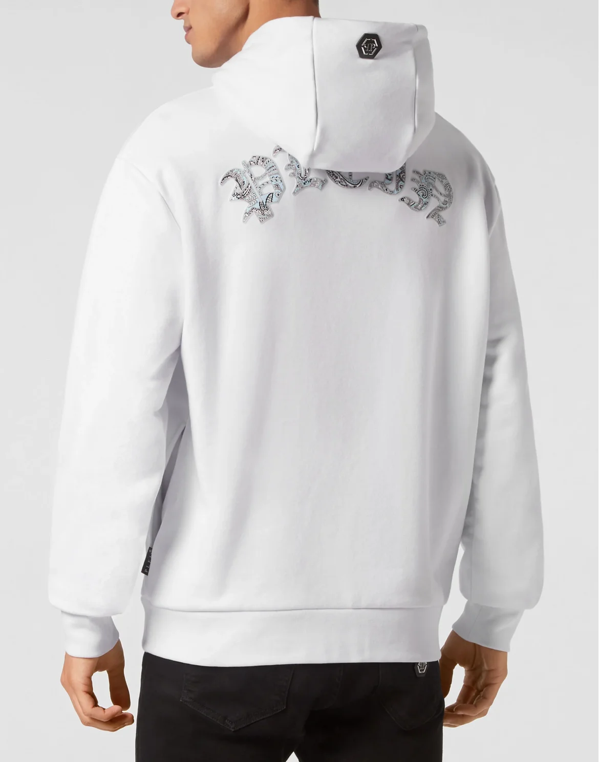 Hoodie sweatshirt Paisley Teddy Bear, цвет: Белый