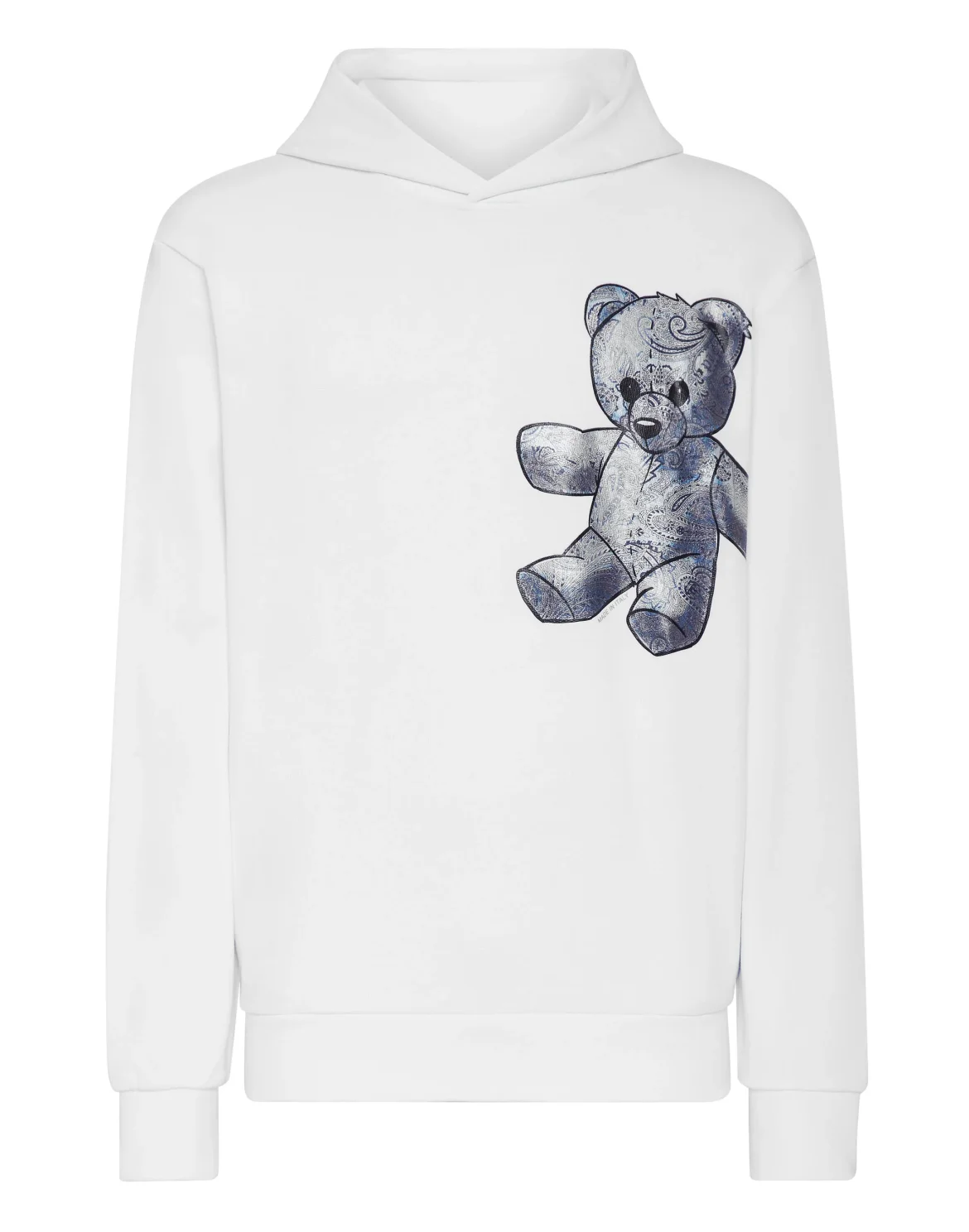 Hoodie Sweatshirt Paisley Teddy Bear, цвет: Белый