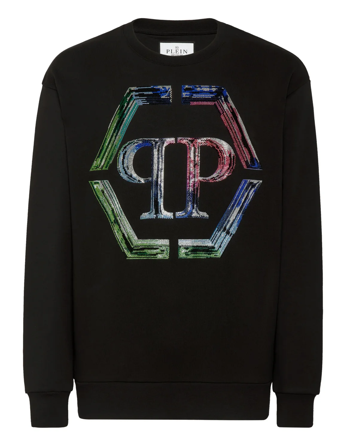 Sweatshirt LS PP Glass, цвет: Черный