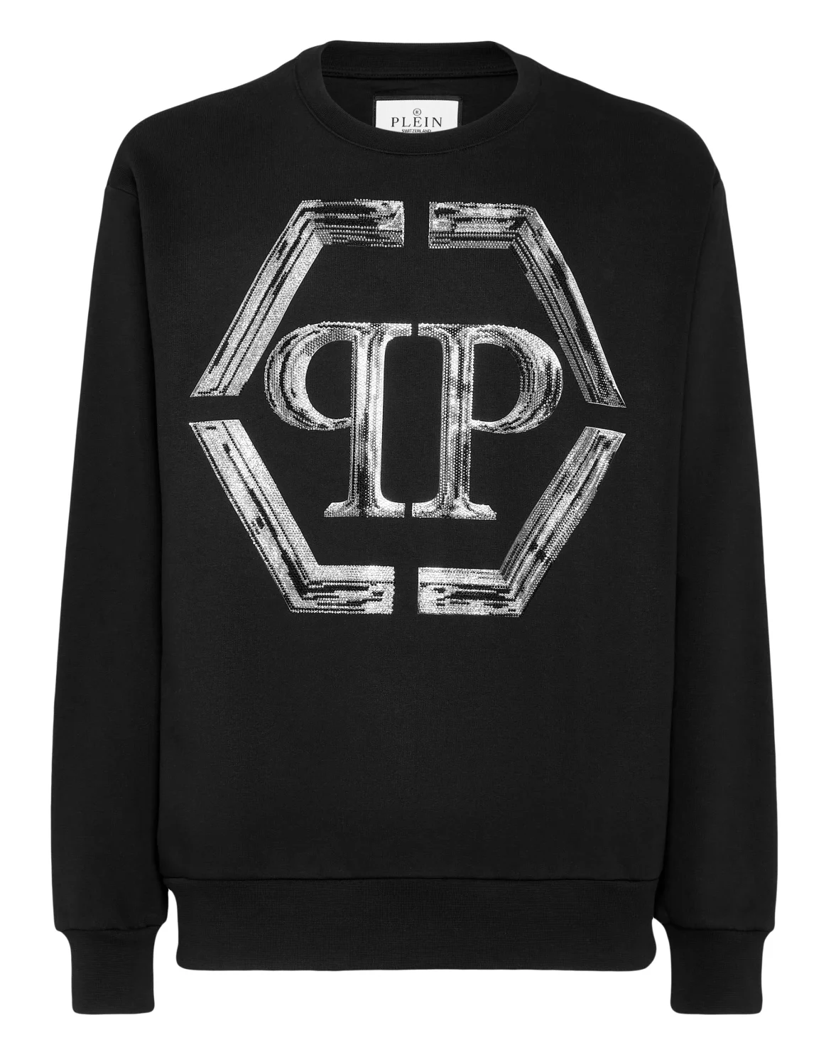Sweatshirt LS PP Glass, цвет: Черный