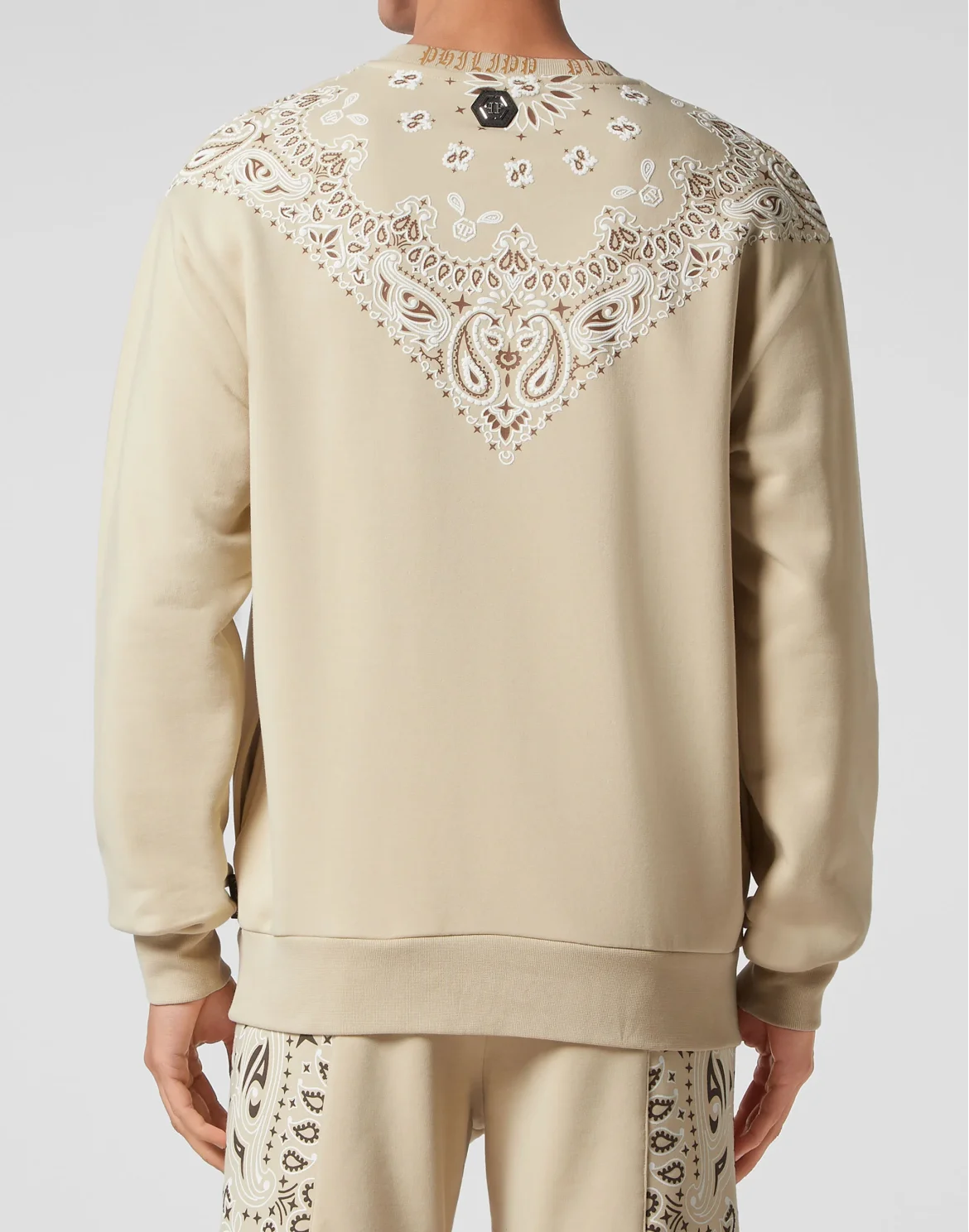 Sweatshirt LS Paisley Bandana, цвет: Бежевый