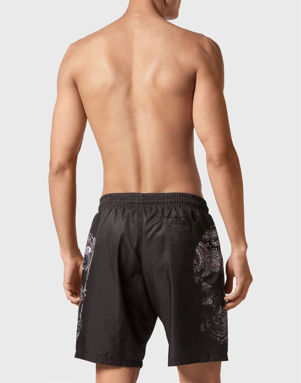 Swimwear Boxer Paisley Skull, цвет: Черный
