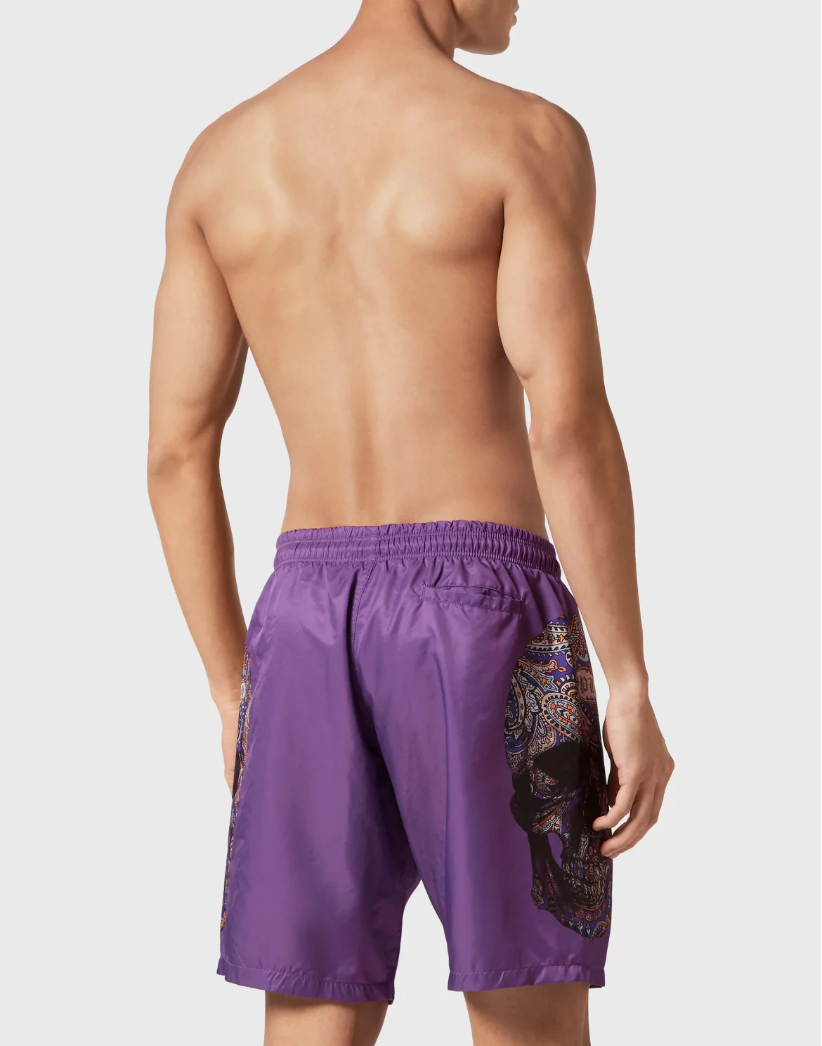 Swimwear Boxer Paisley Skull, цвет: Фиолетовый