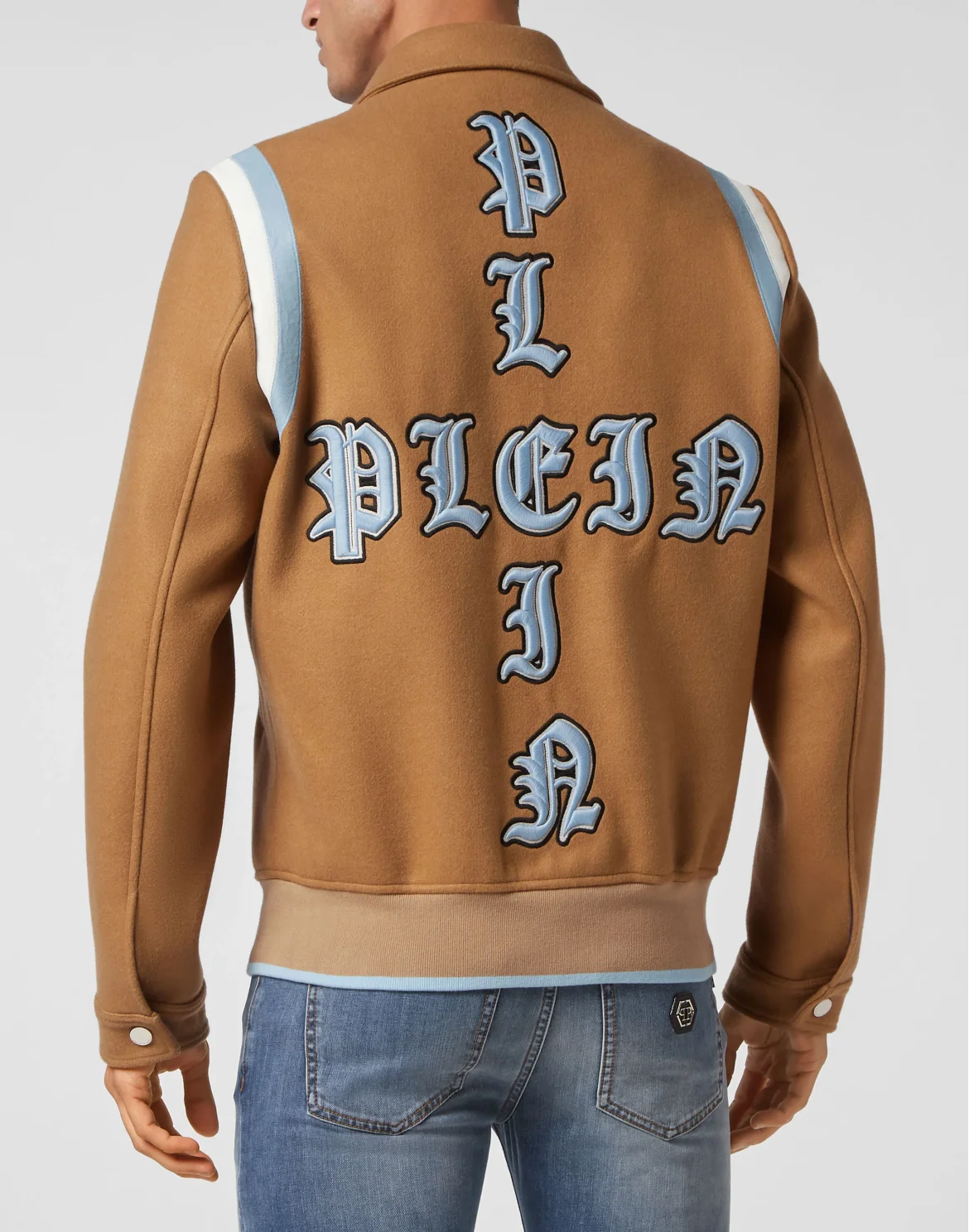 Wool Bomber Gothic Plein, цвет: Бежевый
