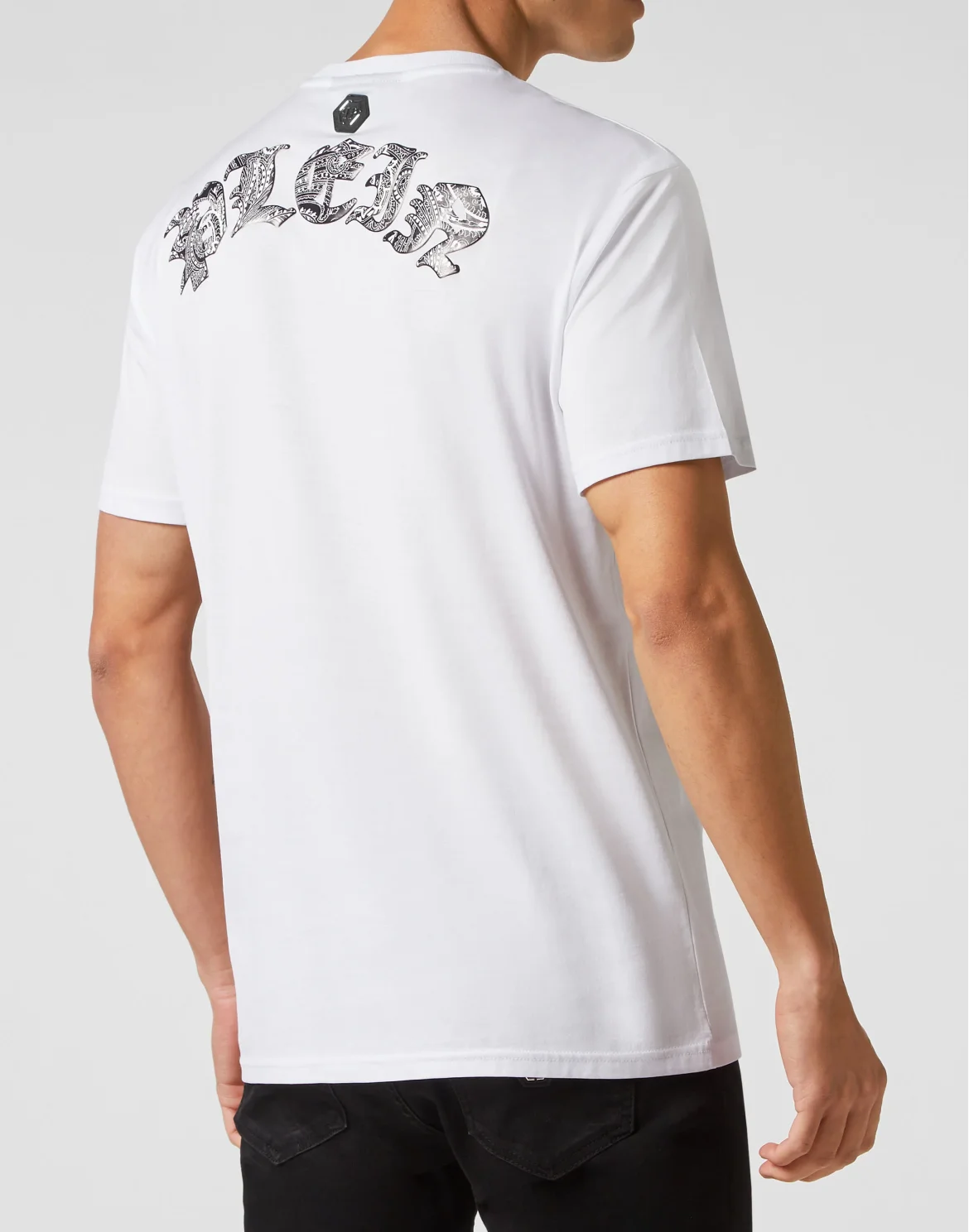 T-shirt Round Neck SS Paisley Teddy Bear, цвет: Белый