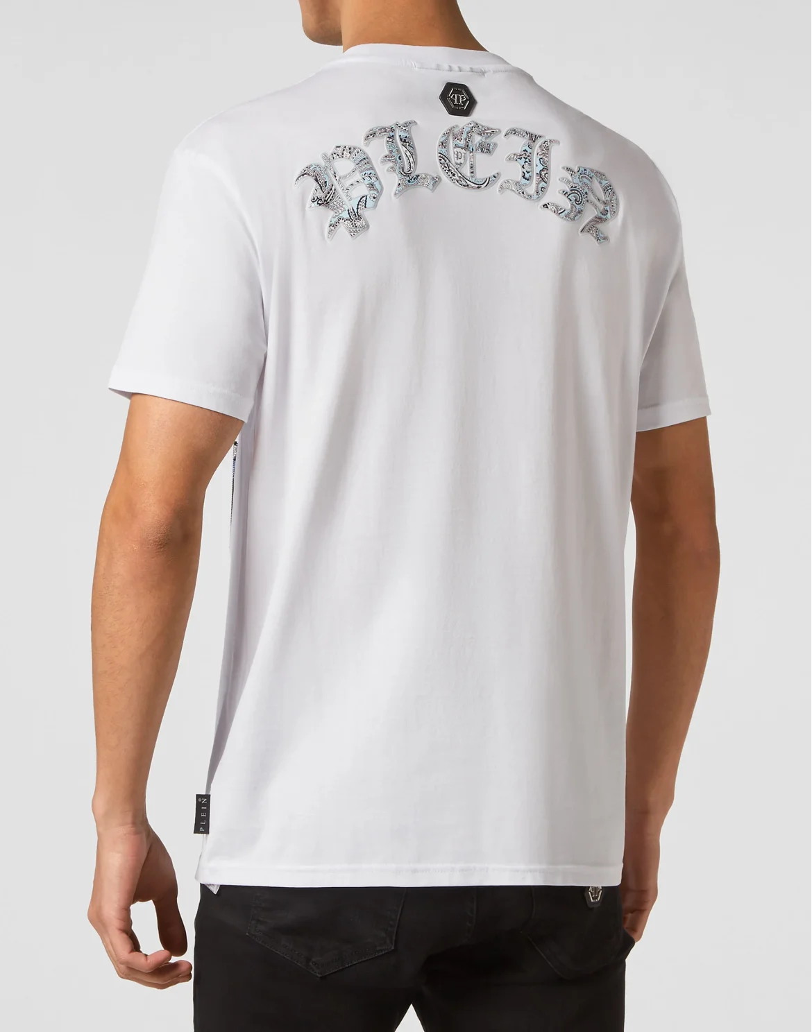 T-shirt Round Neck SS Paisley Teddy Bear, цвет: Белый