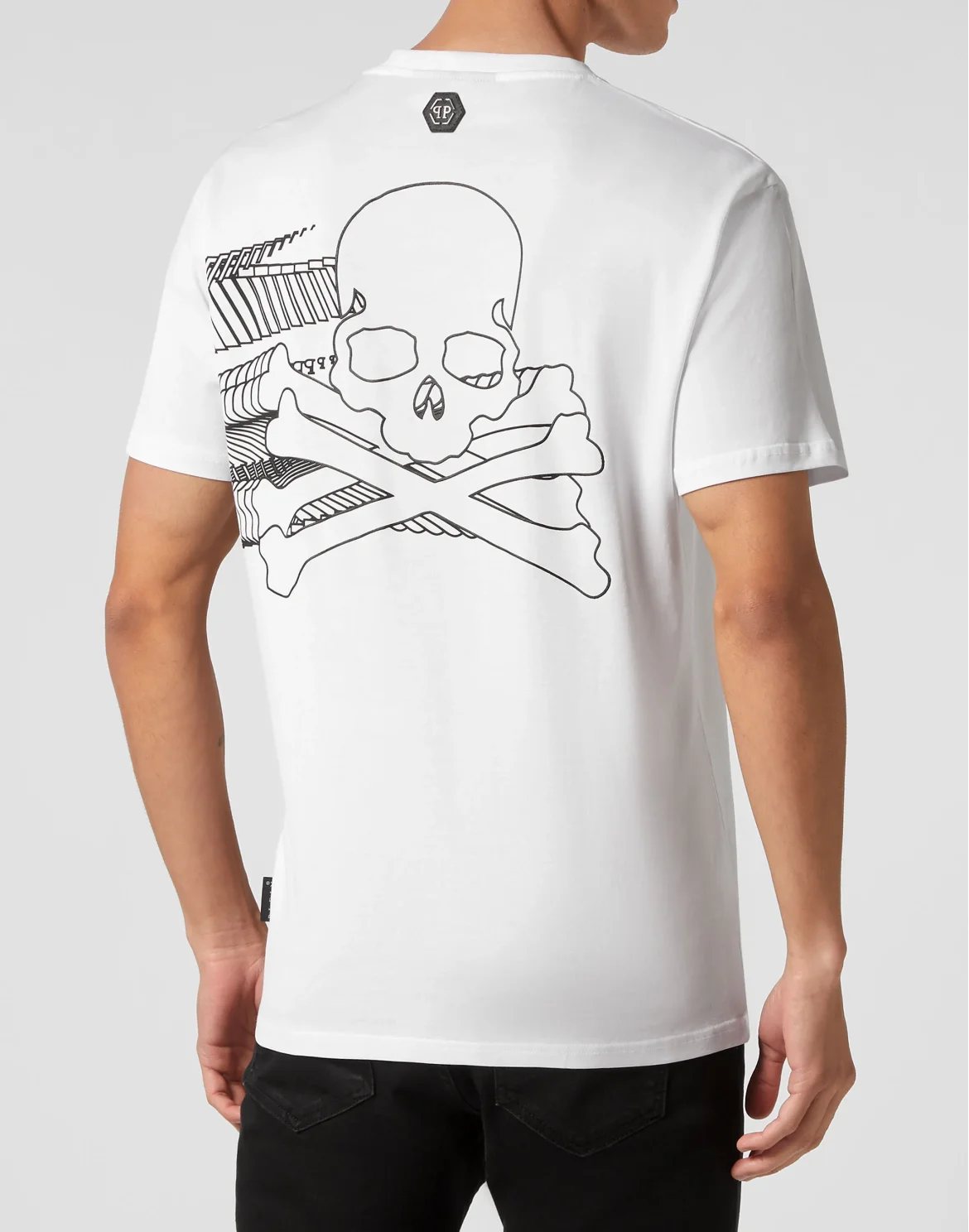 T-shirt Round Neck SS Skull&Bones, цвет: Белый