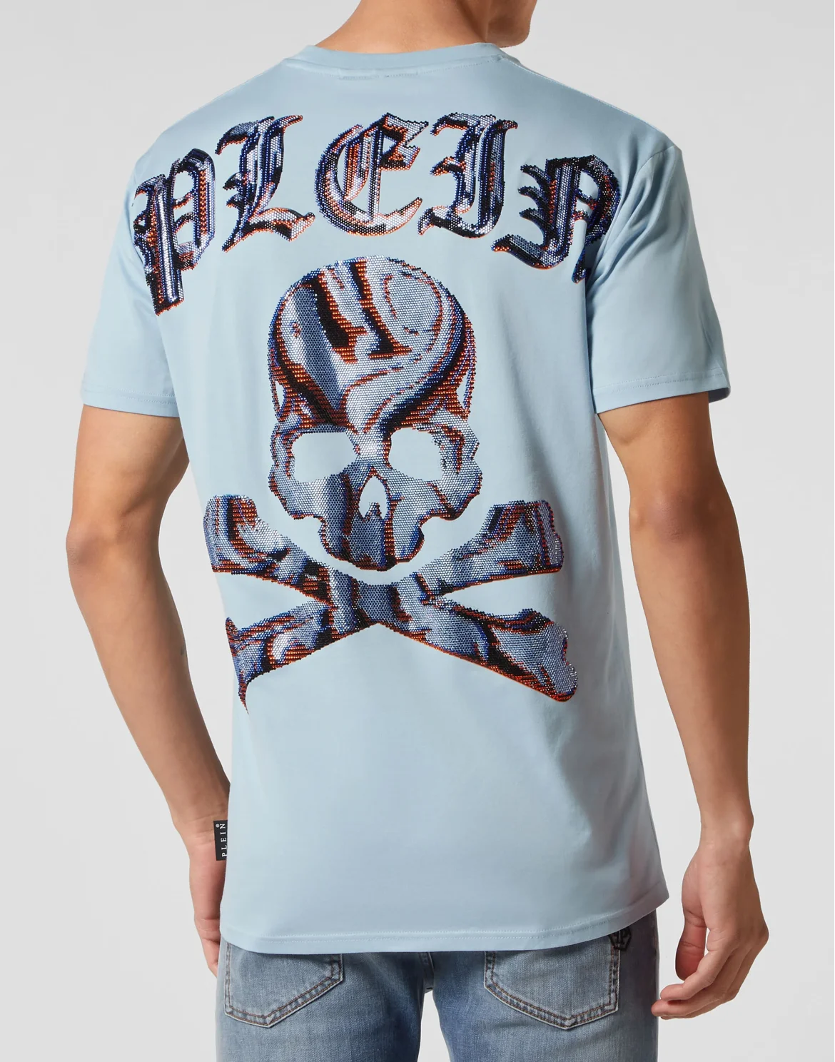 T-shirt Round Neck SS Skull&Bones, цвет: Голубой