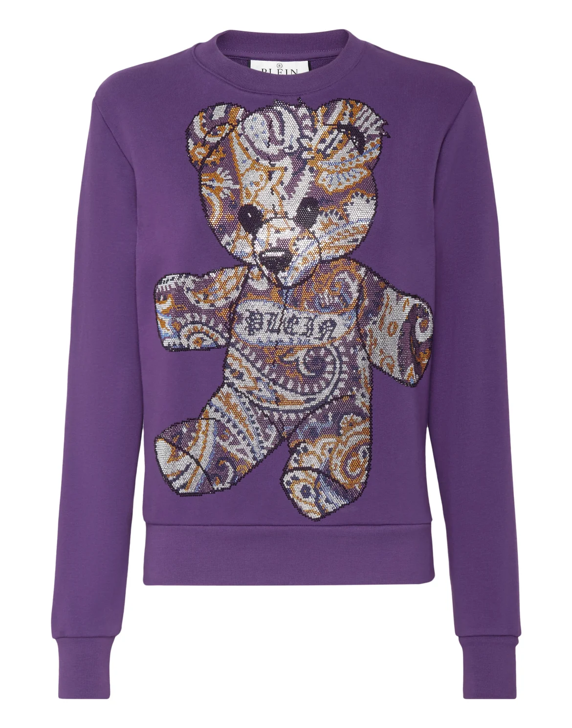 Sweatshirt Paisley Teddy Bear, цвет: Фиолетовый