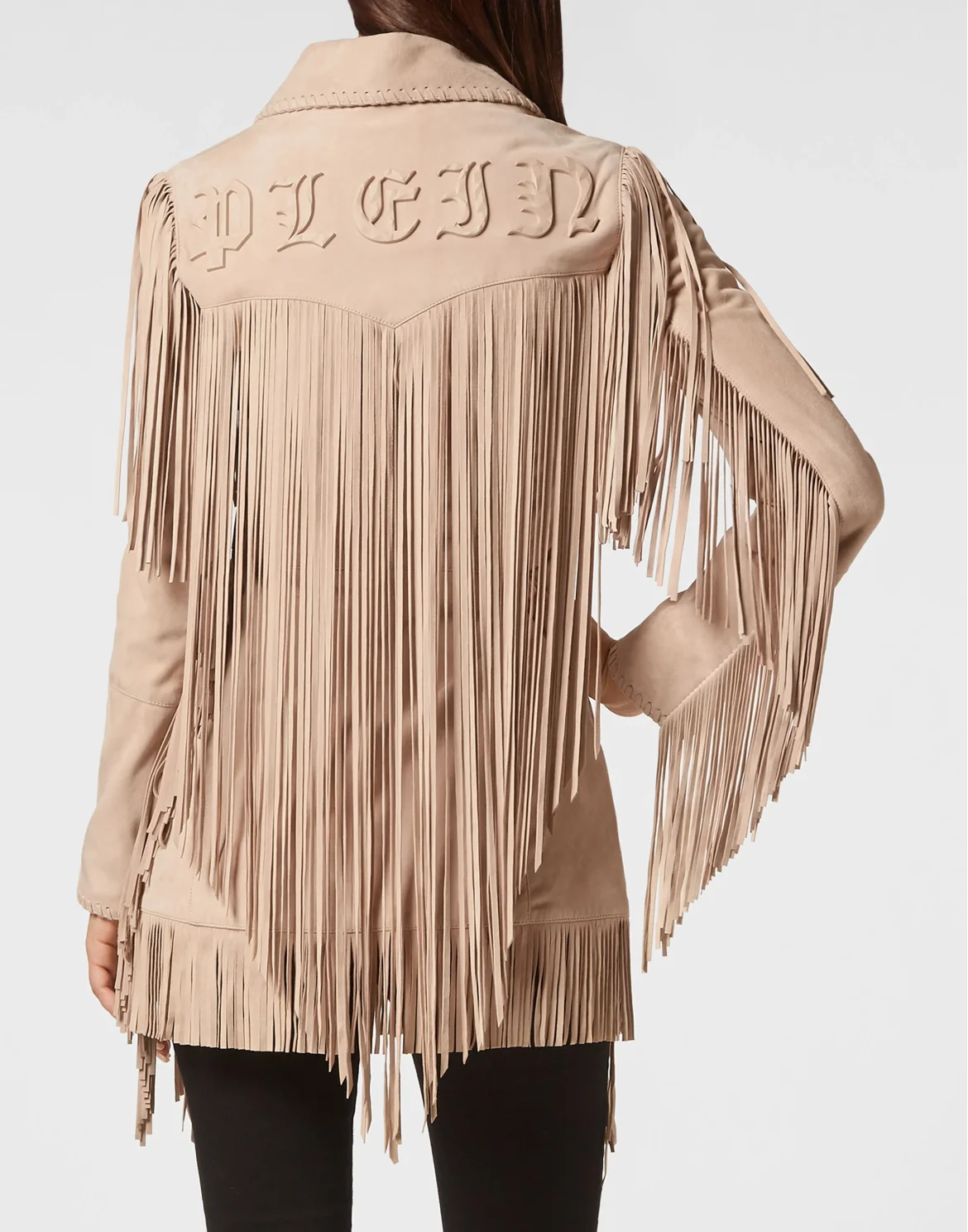 Suede Jacket Gothic Plein, цвет: Бежевый