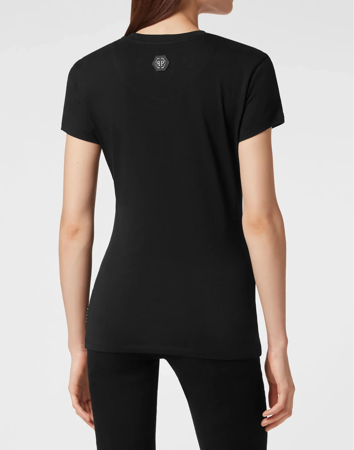T-shirt Round Neck Sexy Pure Fit, цвет: Черный