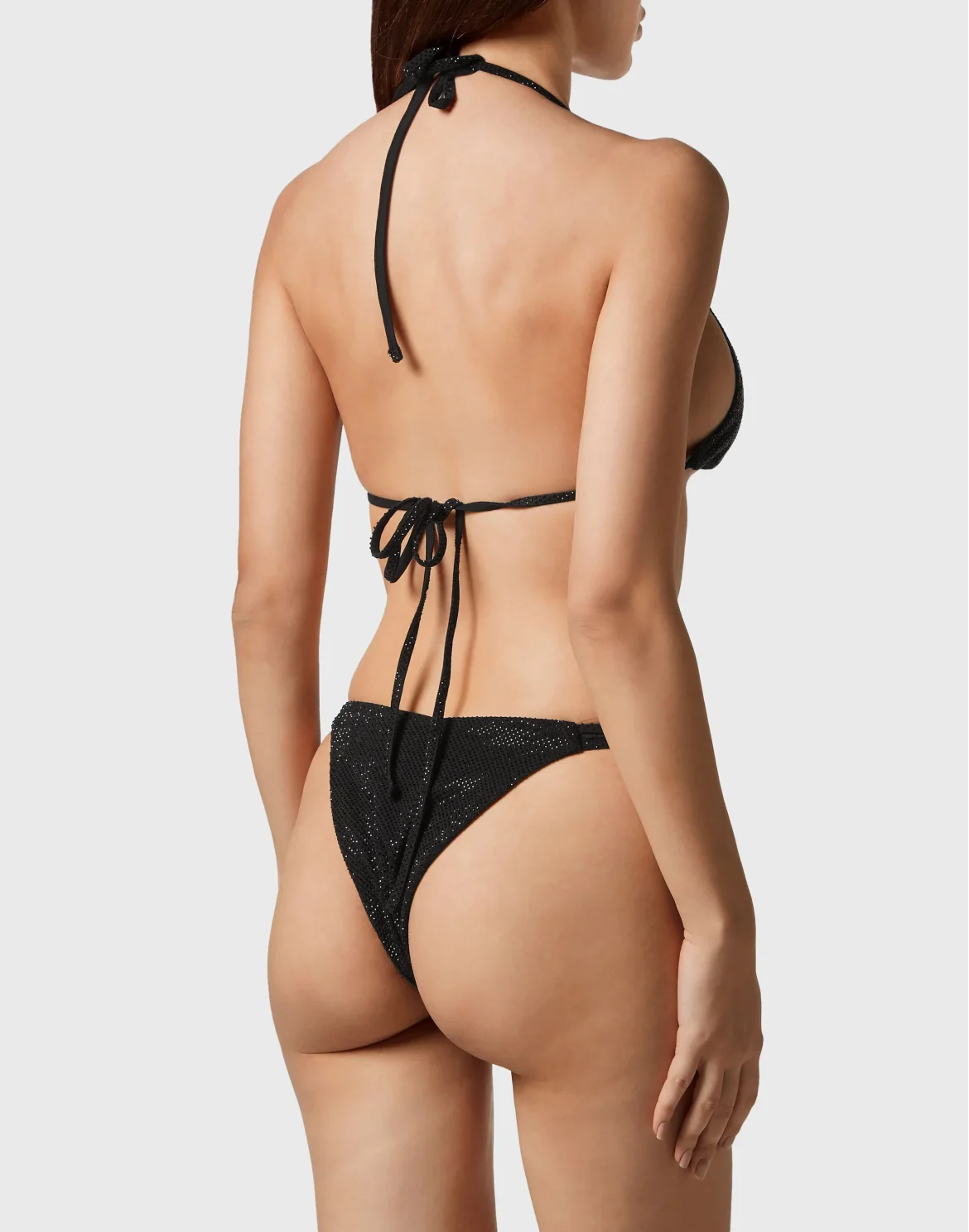 Top Bikini Stones, цвет: Черный