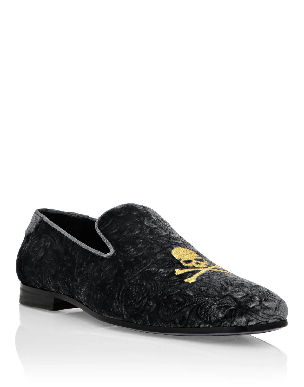 Velvet Loafers Paisley, цвет: Серый