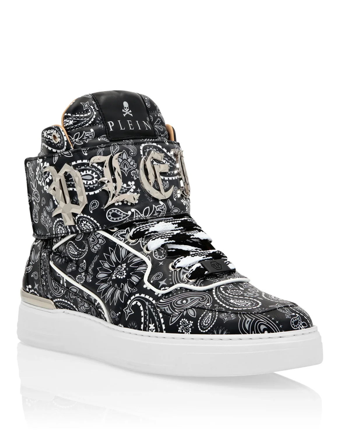 Hi-Top Sneakers Paisley, цвет: Черный