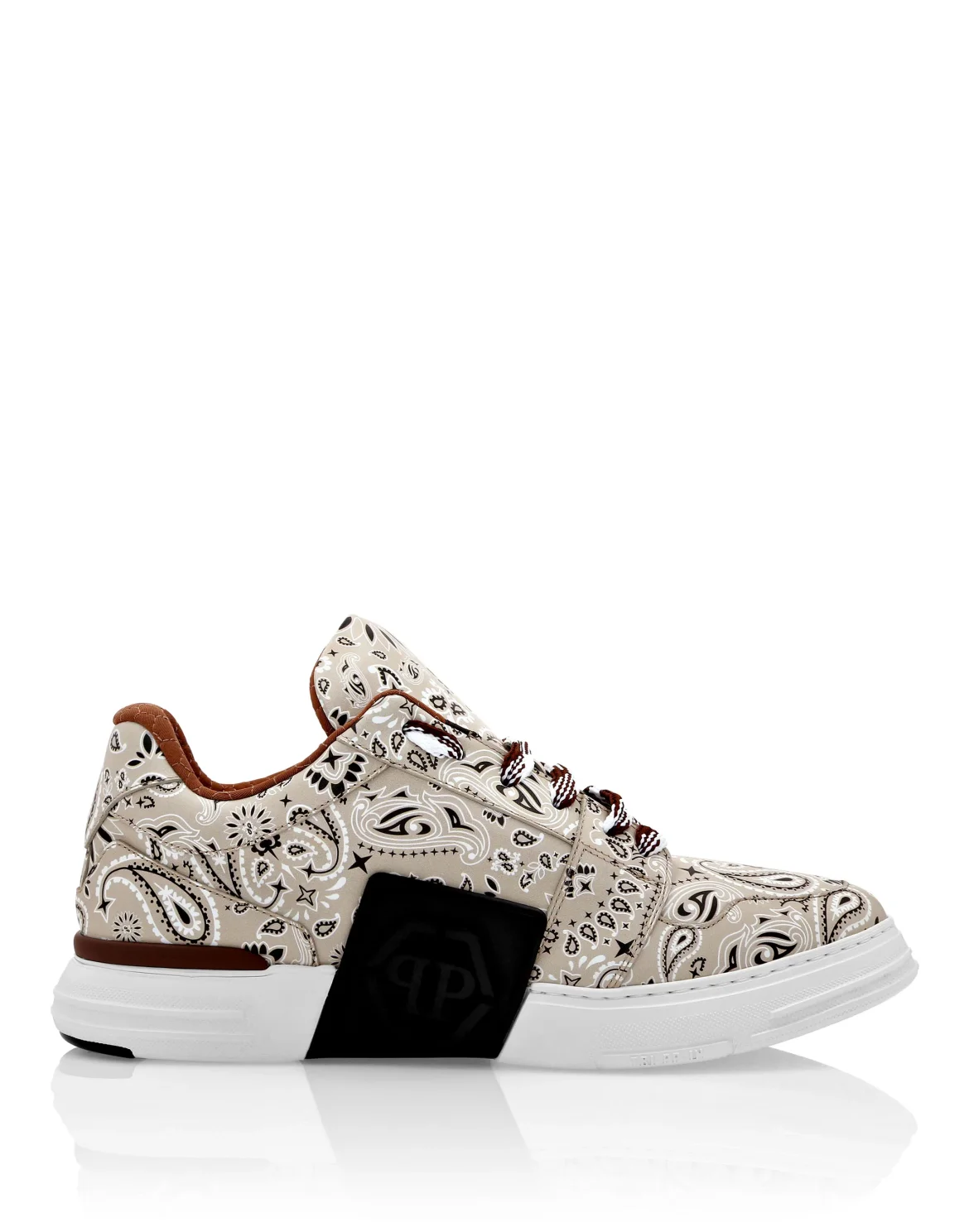 Super Street Lo-Top Sneakers Paisley, цвет: Бежевый