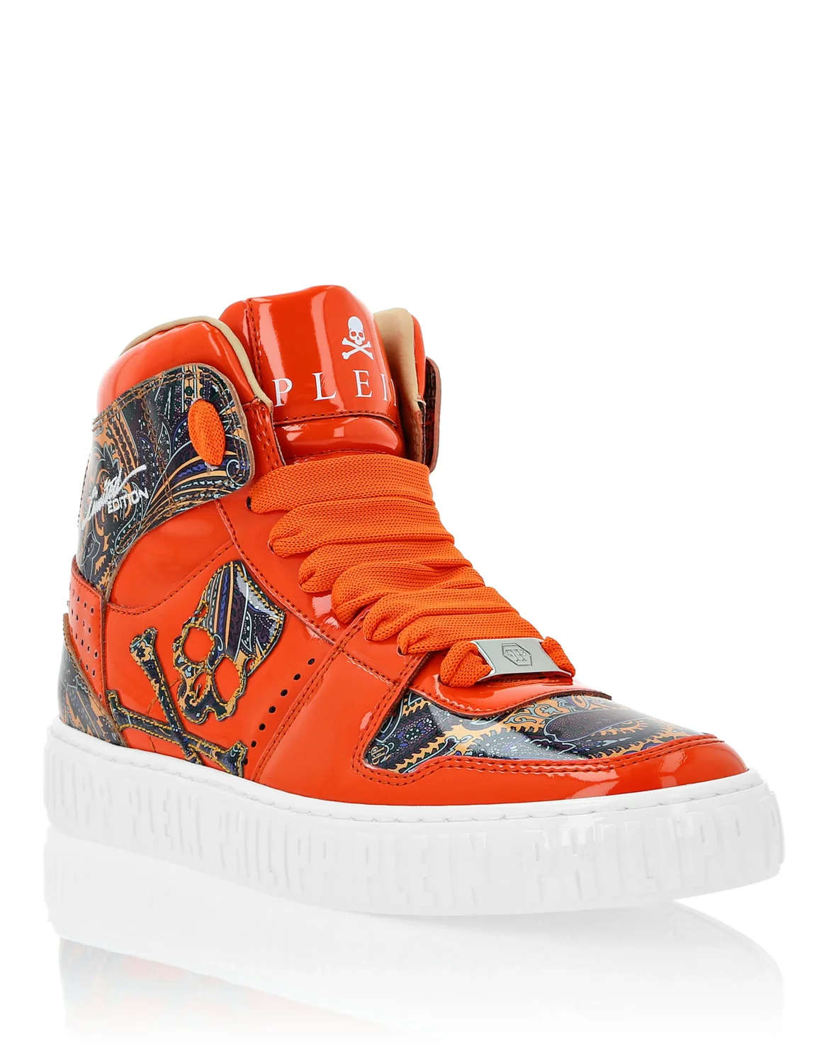 Hi-Top Sneakers Paisley, цвет: Оранжевый