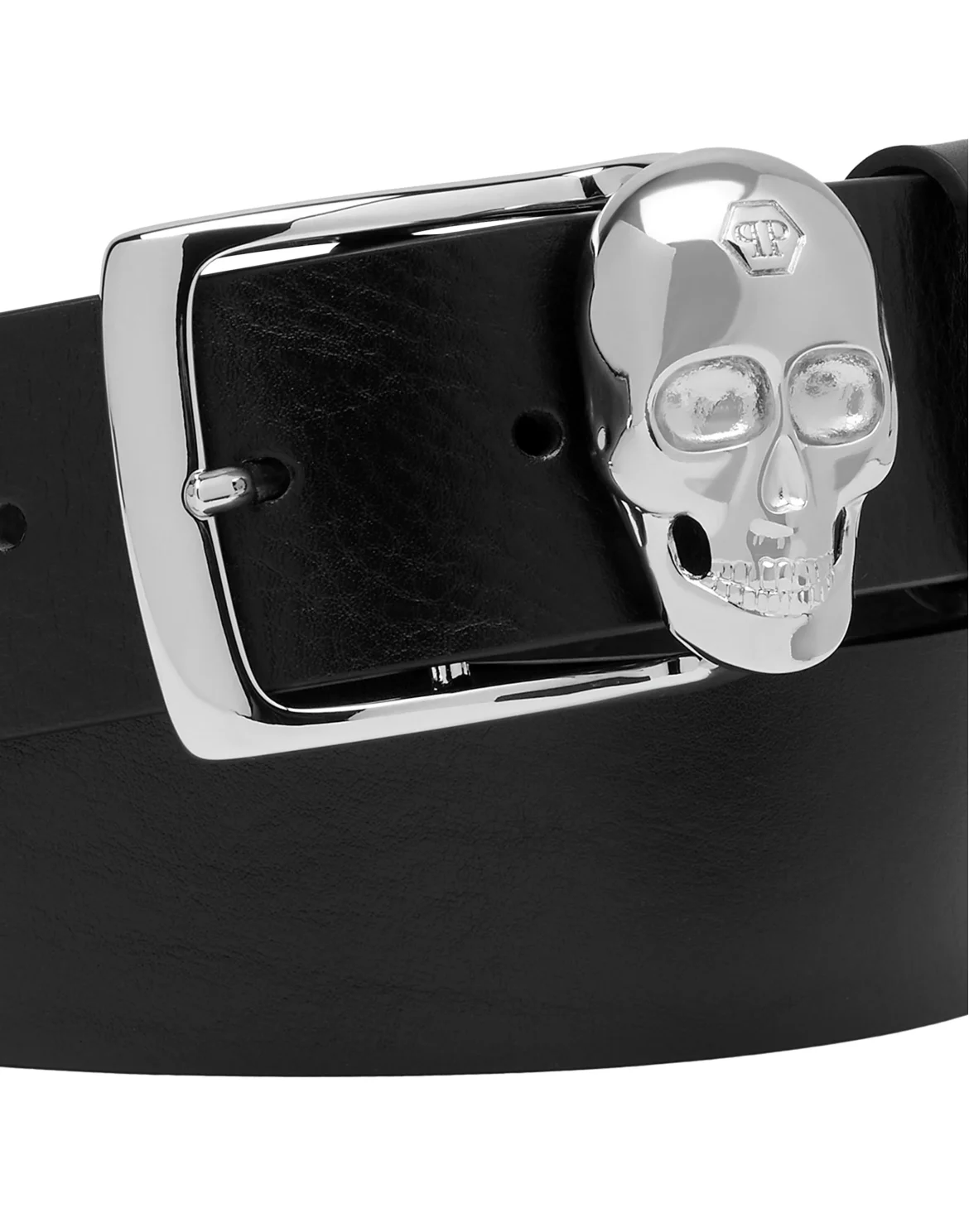 Leather Belt Skull, цвет: Черный