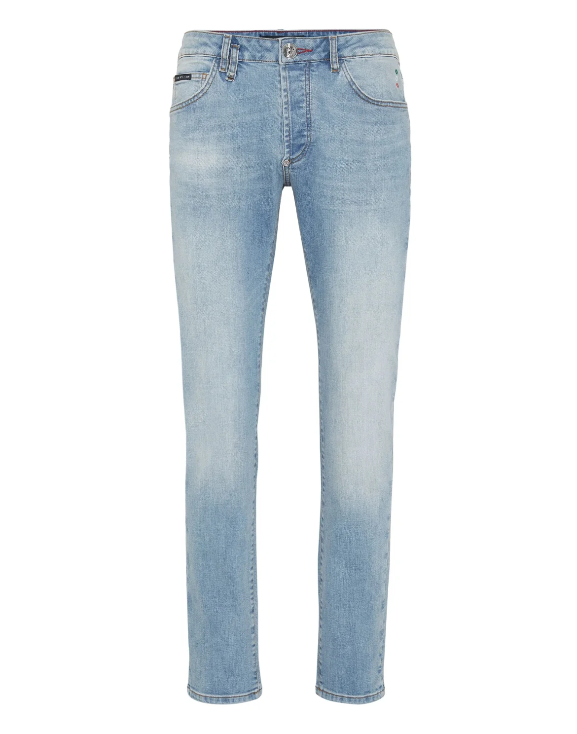 Super Straight Cut Trousers Skull, цвет: Синий