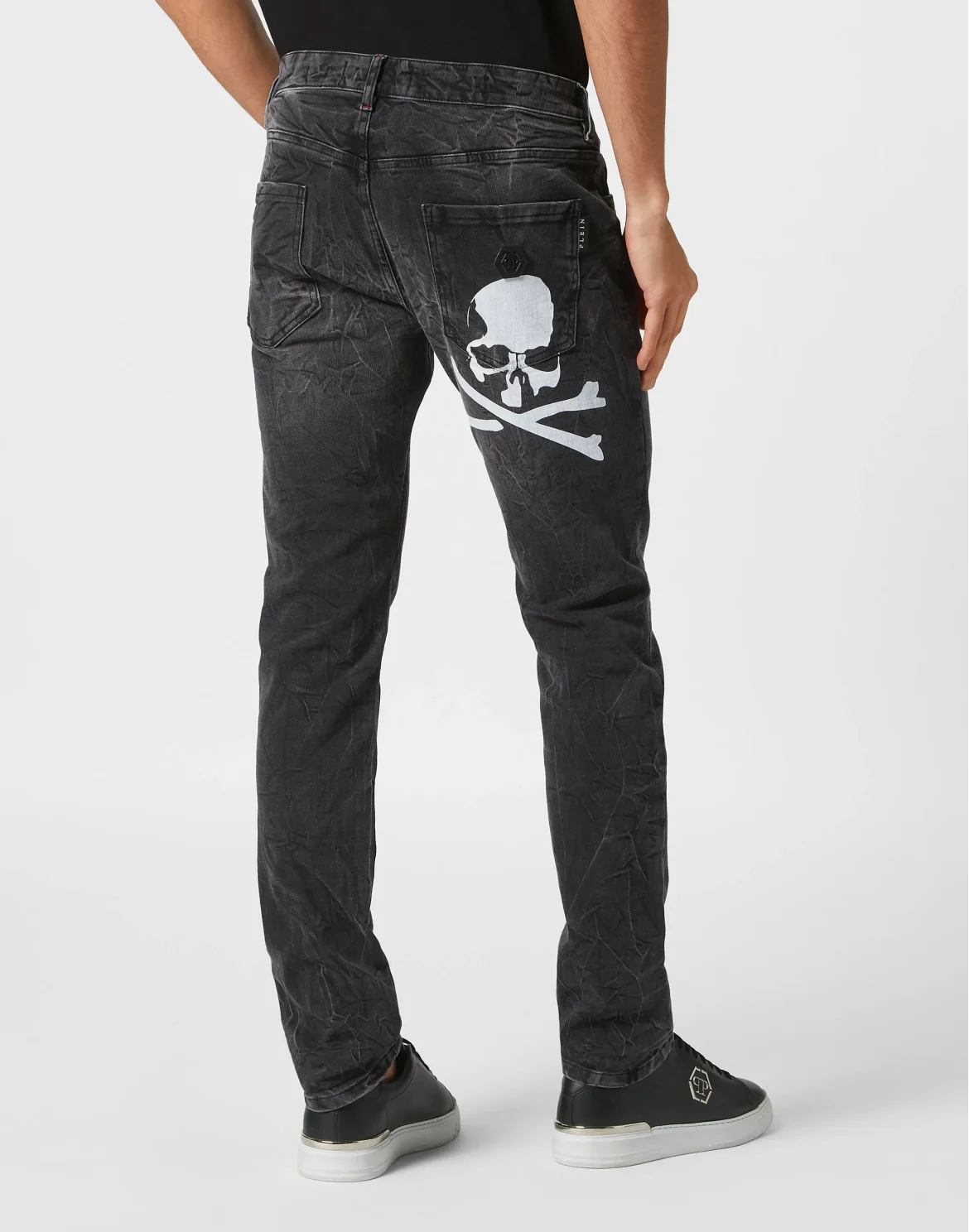 Super Straight Cut Trousers Skull, цвет: Серый