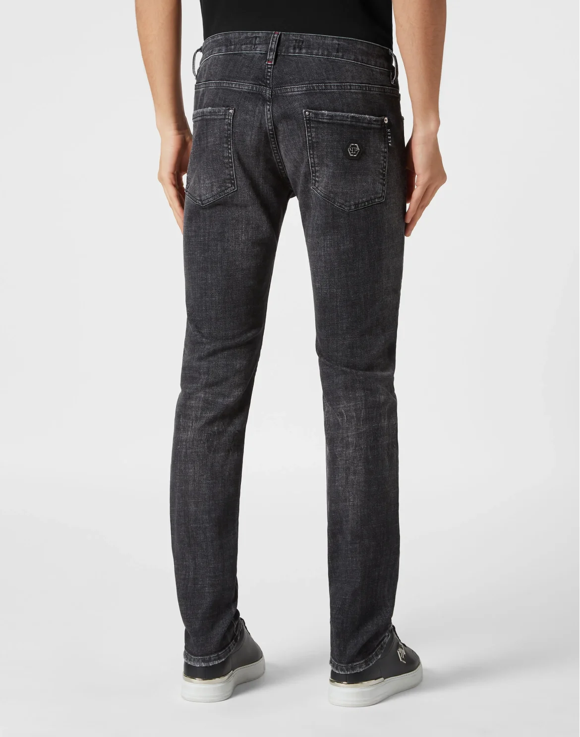 Denim Super Basic Straight Trousers, цвет: Черный