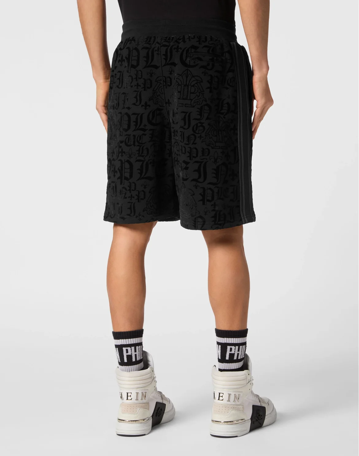 Jogging Shorts Gothic Plein, цвет: Черный