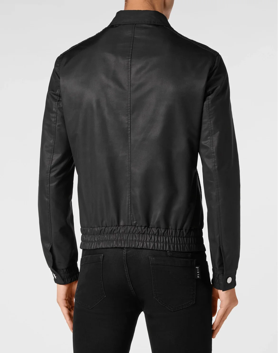 Nylon Jacket with Elaphe, цвет: Черный